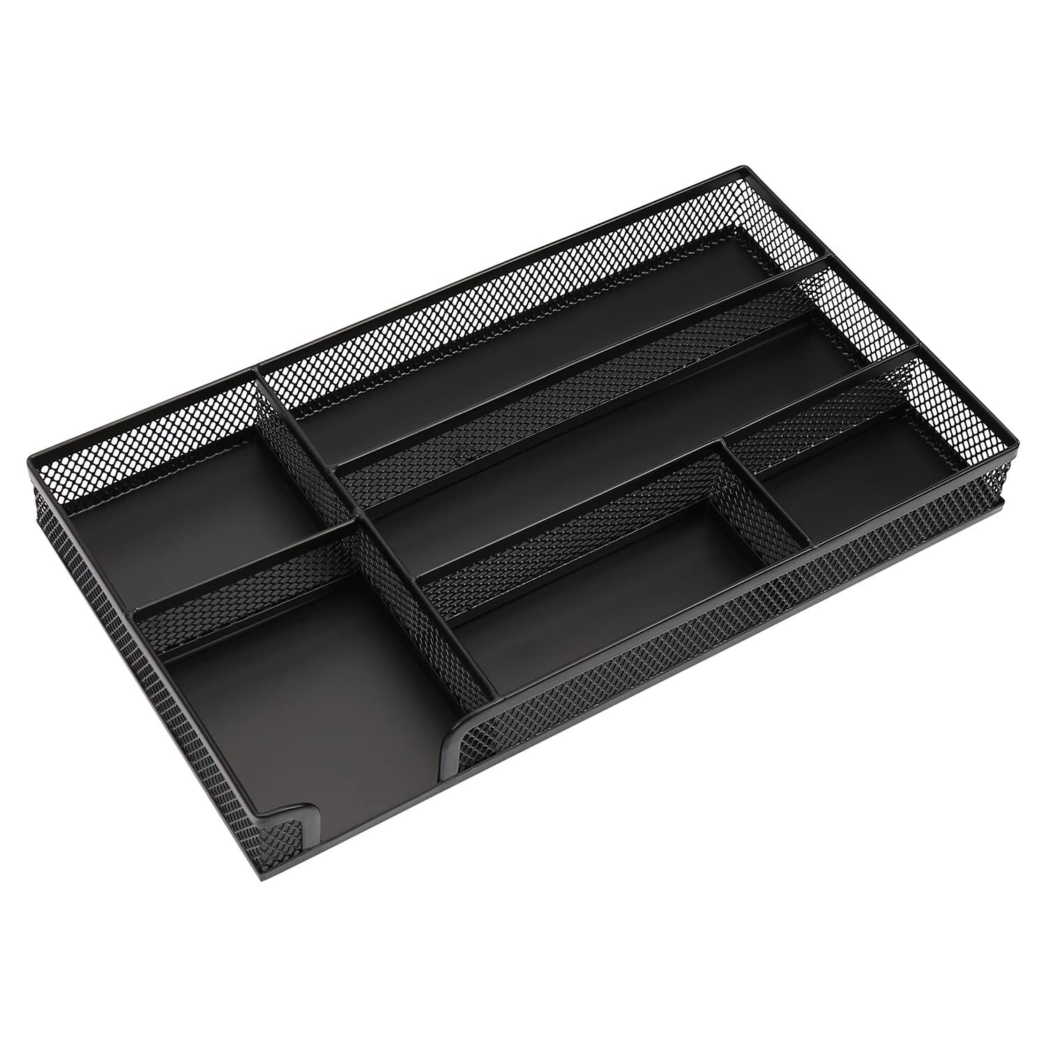 Drawer Organizer, Desk Organizer, Black Metal Mesh Drawer, Desk Drawer Organi…