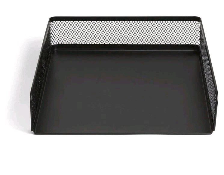 TRU RED Front Load Stackable Metal Letter Tray TR57566-CC