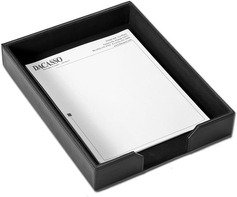 Bonded Leather Desk Set – Luxury Leather Desk Pad & Desk Organization Essentials