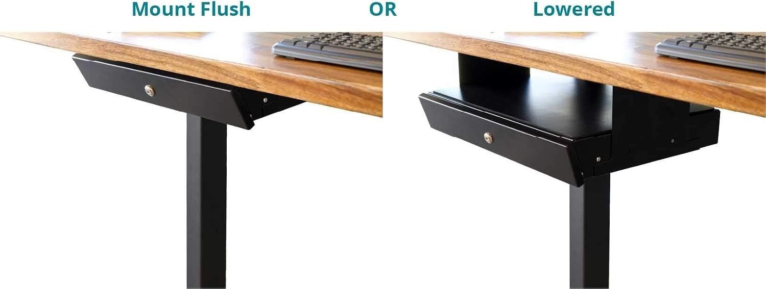 Lockable Office Storage Drawer for Standing Desk