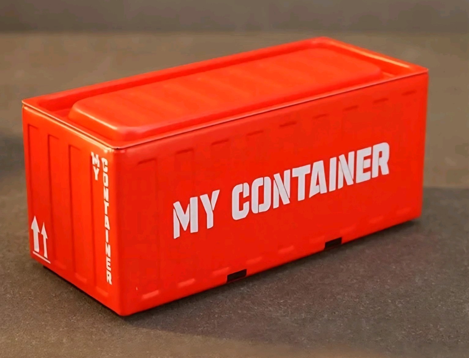 Metal Storage Container Box with Lid – Stackable Multipurpose Office Desk – NEW