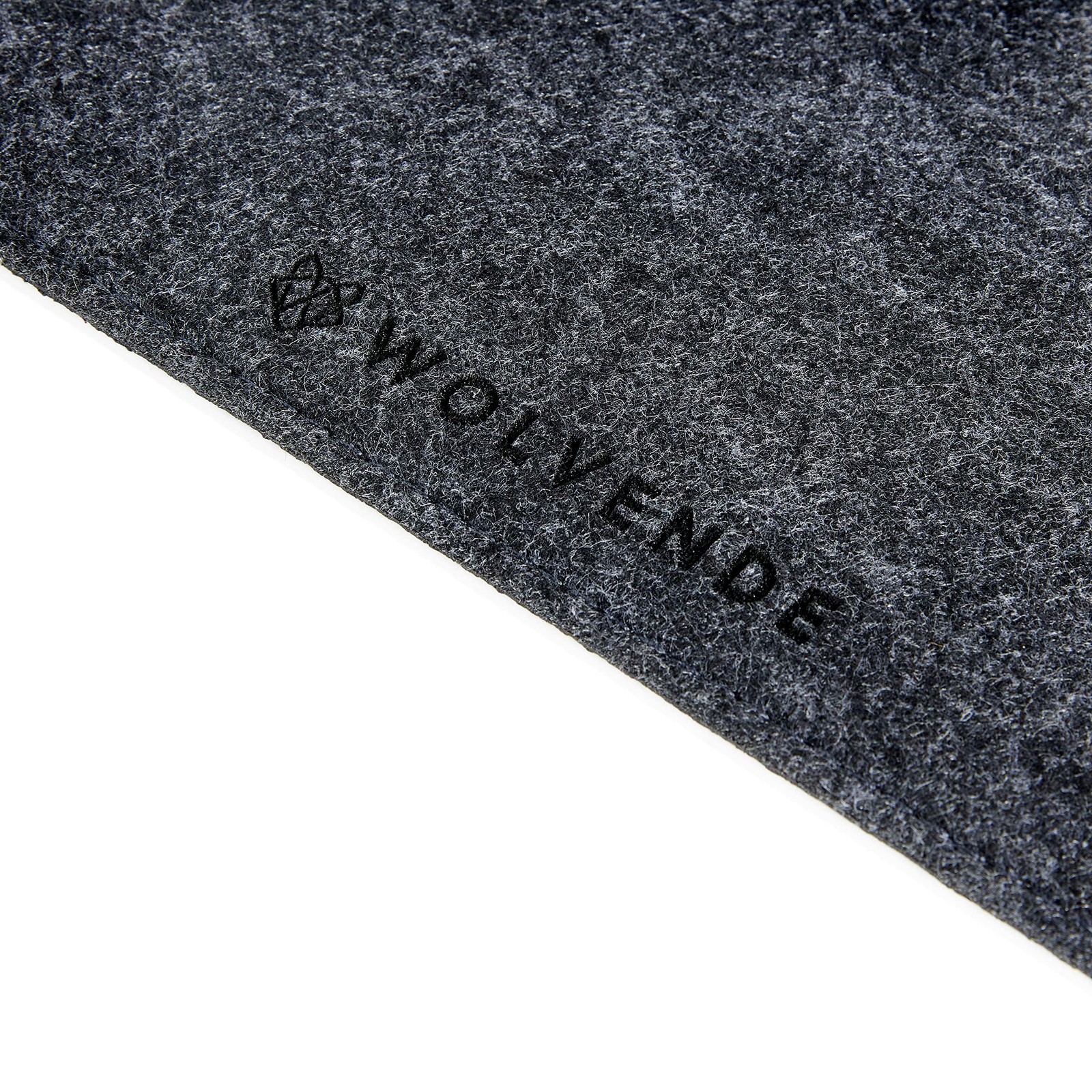 Wolvende Premium Felt Desk Mat | Medium 12″ x 36″ | x 36″, Dark Gray