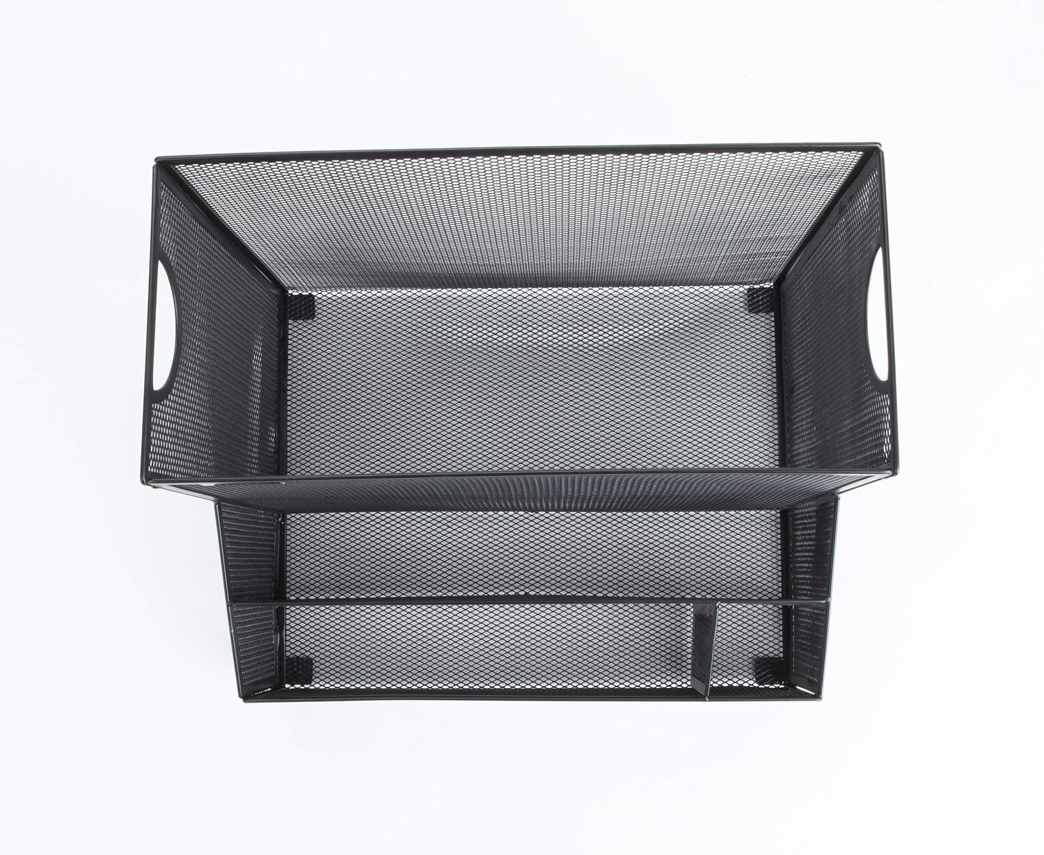 Desktop Organizer with Hanging File Storage, 4 Compartment Letter Size File Hold