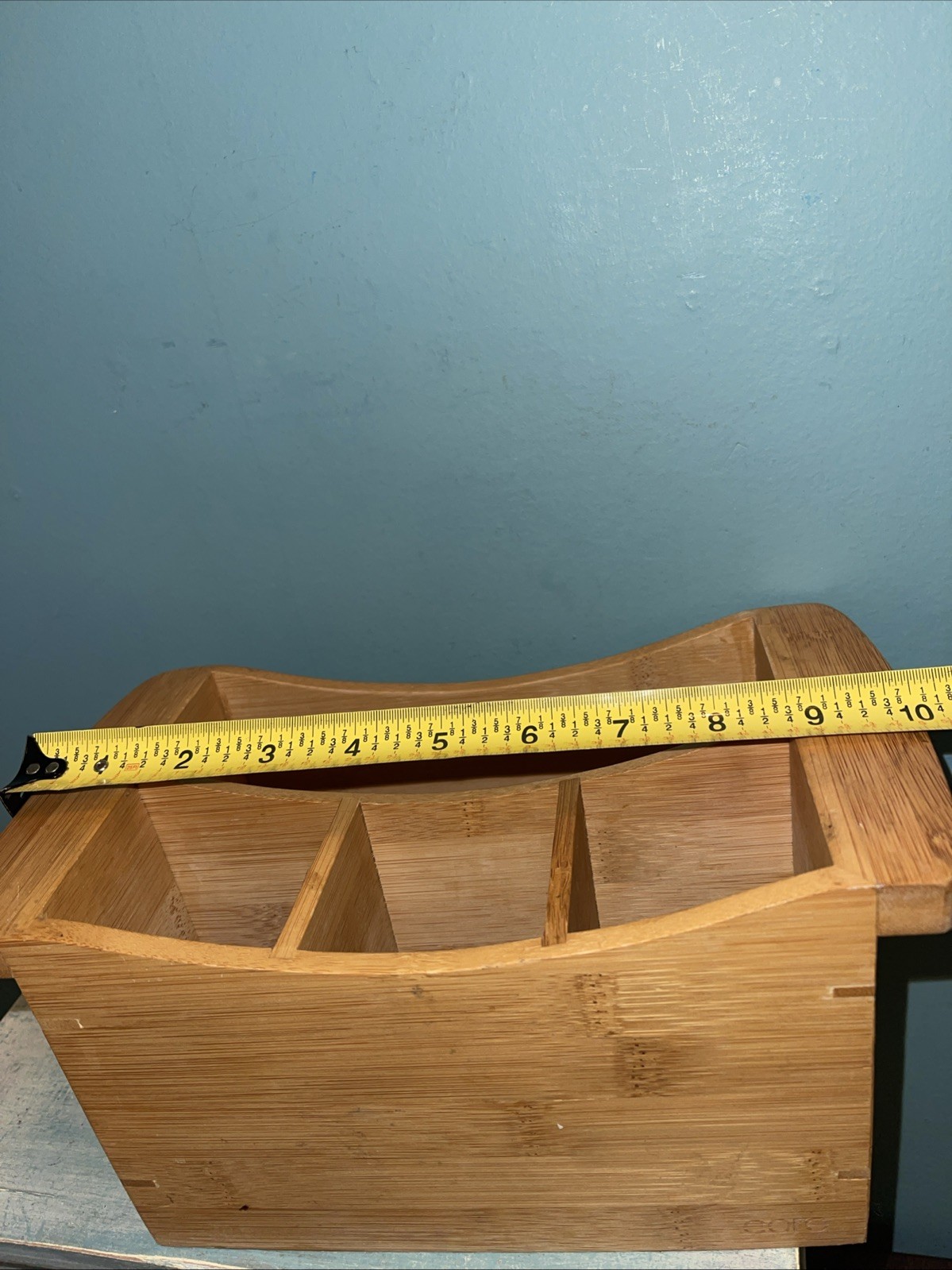 2 Piece Bamboo Desk Set Up To 5 slot Charging Station Pencil/Mail Holder 449