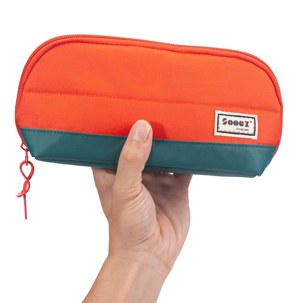 Wide-Opening Pencil Pen Case, Lightweight & Spacious Pencil Pouch Zipper Stat…
