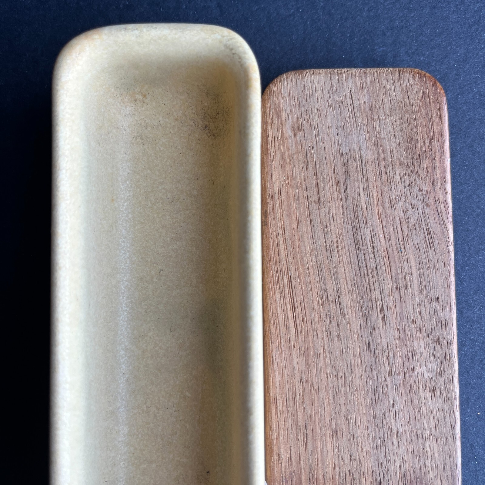 Set of 2 Yumiko Iihoshi Desk Pencil Pen Table Organizers from Japan Porcelain
