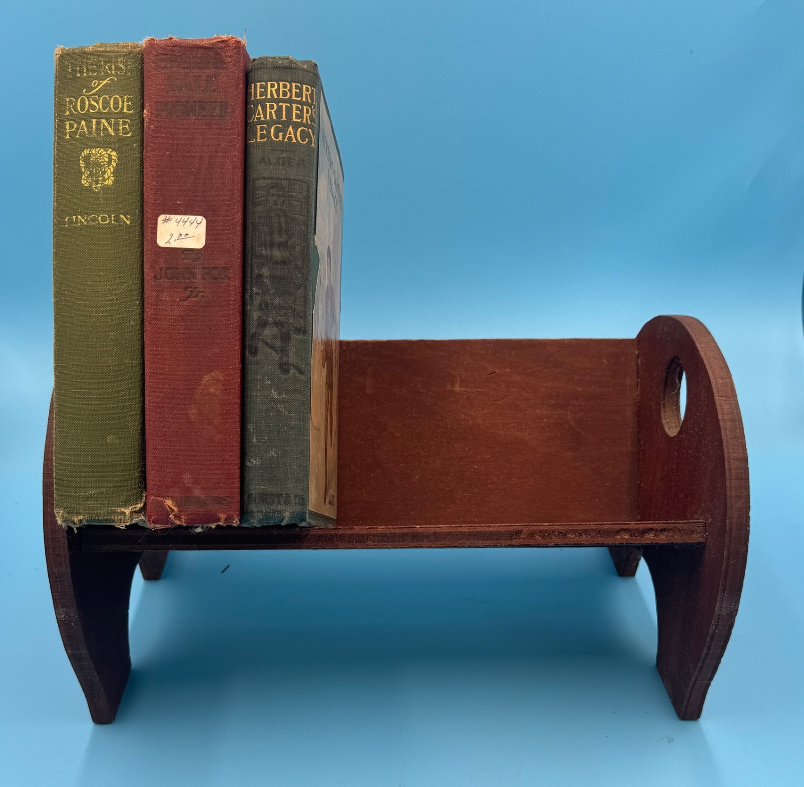 Vintage Desk Book Stand Handmade 12 Inches wide 6.5 Inches Tall 4 inches Deep