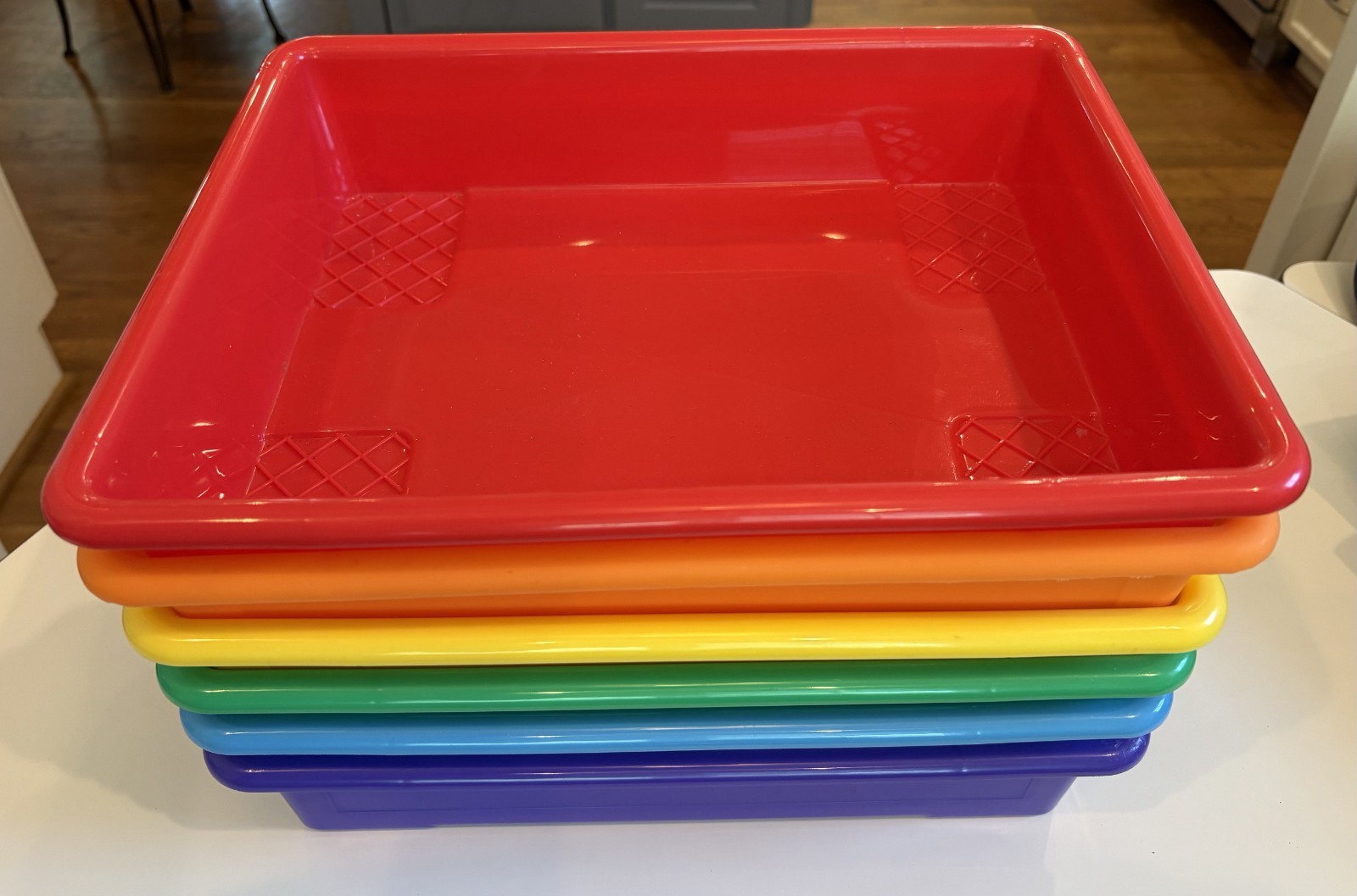 Target primary colored classroom paper trays