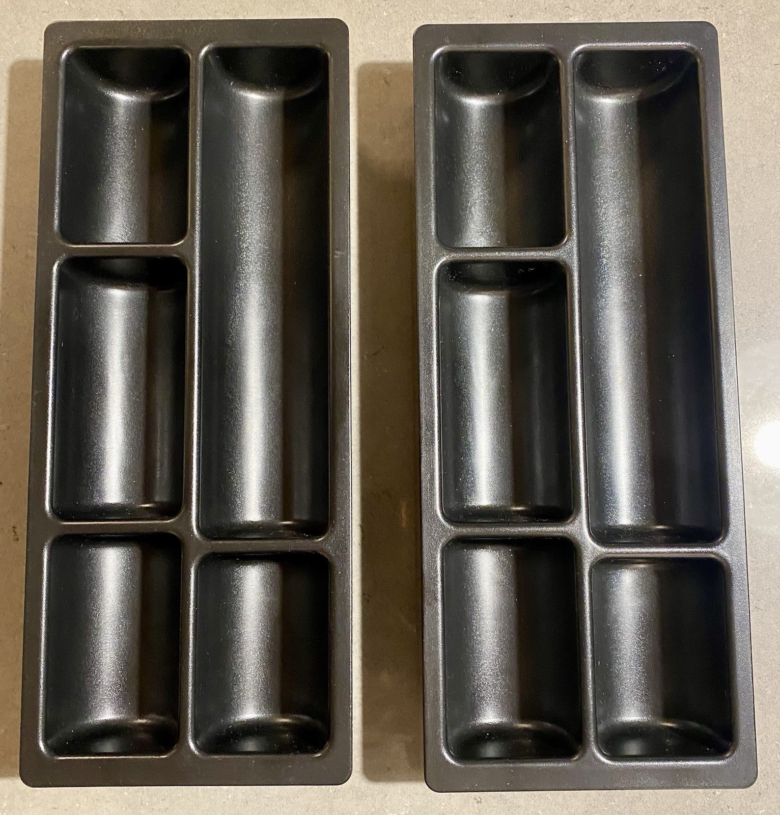 2 x Steelcase Desk Organizer, Drawer Tray, 13″ × 5 1/2″, # P/N 89-3513212 Black