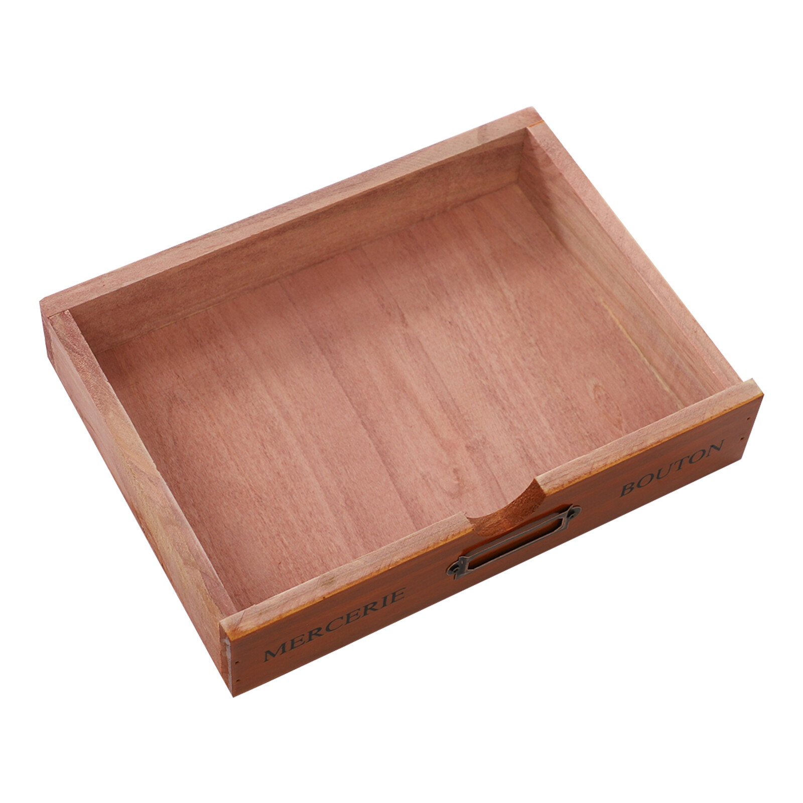 Desk Organizer with 4 Drawers, Vintage Wooden Storage Box Drawer Organizer NEW