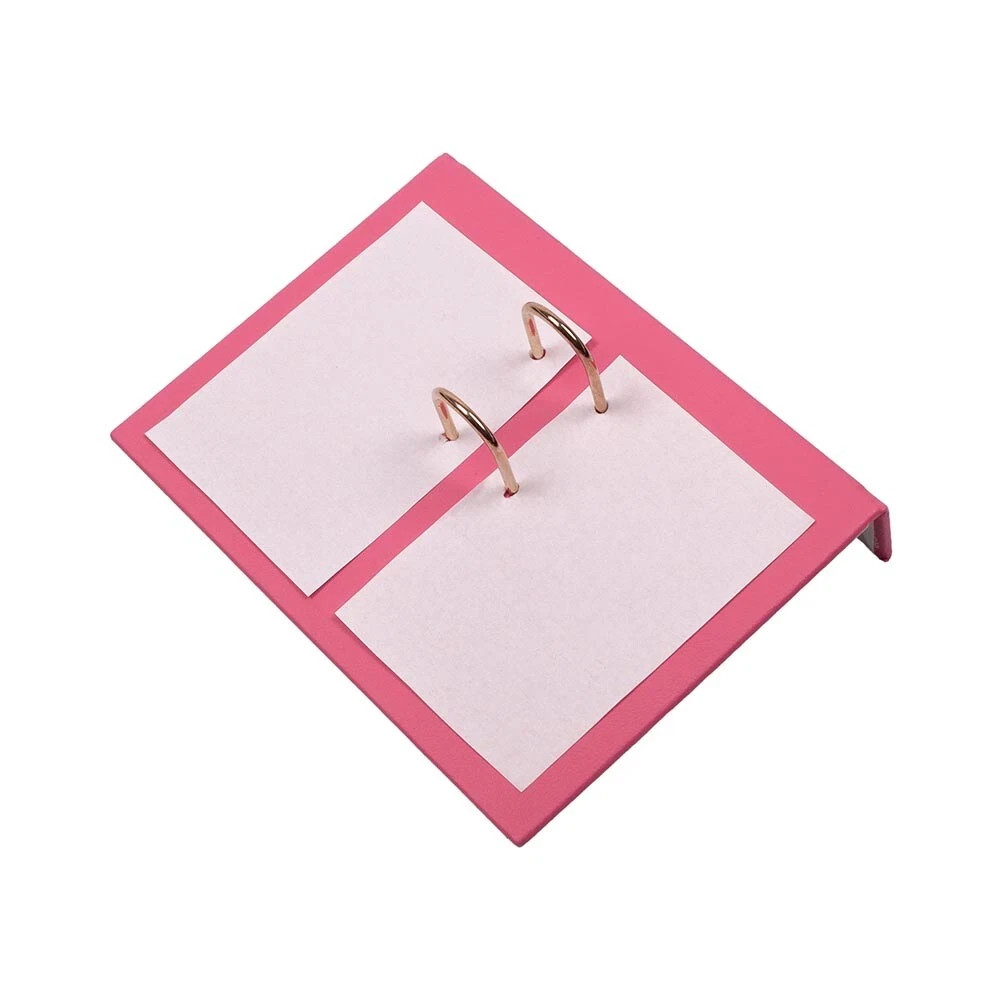 10 Pieces Leather Desk Organizer Set with Single Document Tray Desk Set Pink