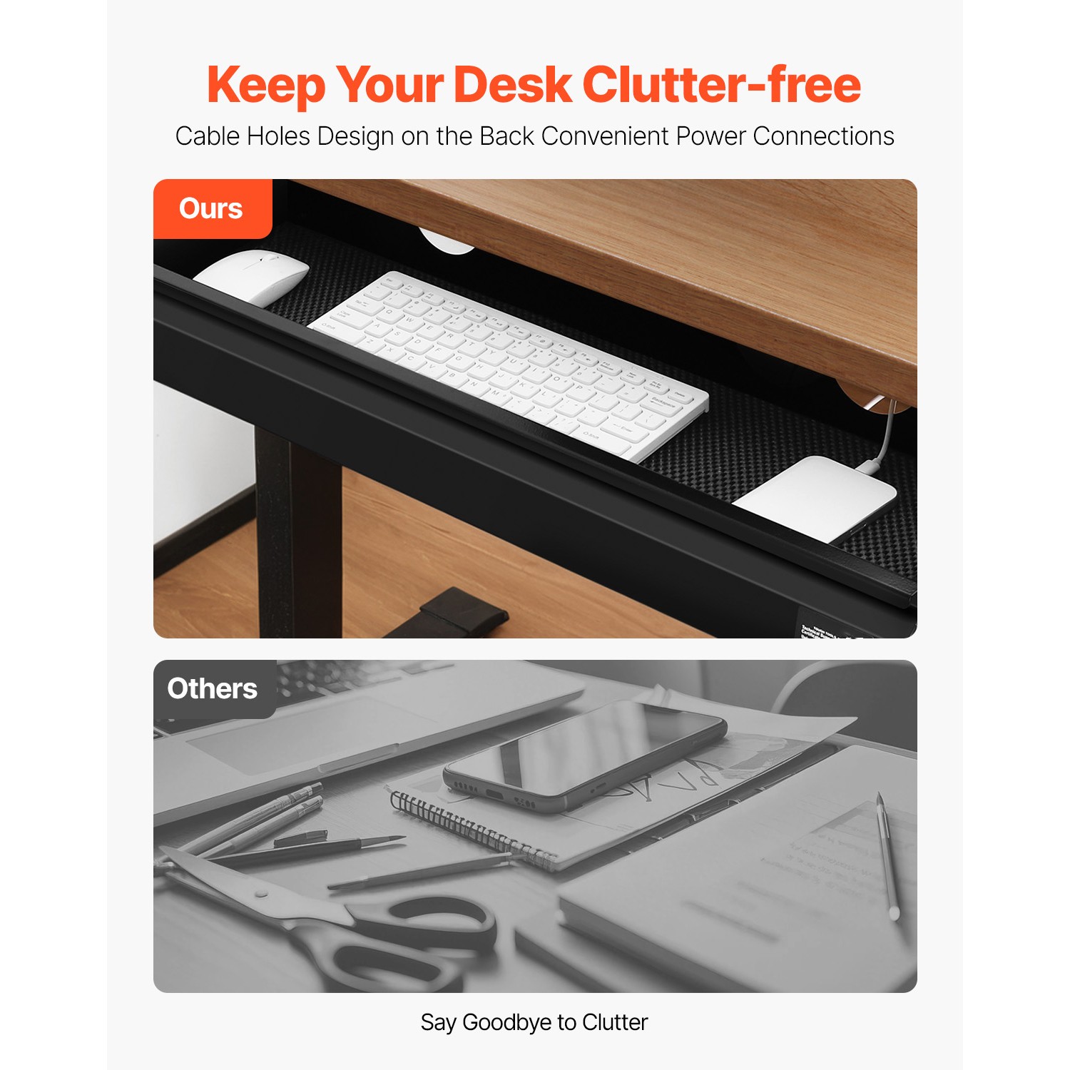 Uimoso 26-inch Slide-Out Under Desk Drawer for Home and Office Organization