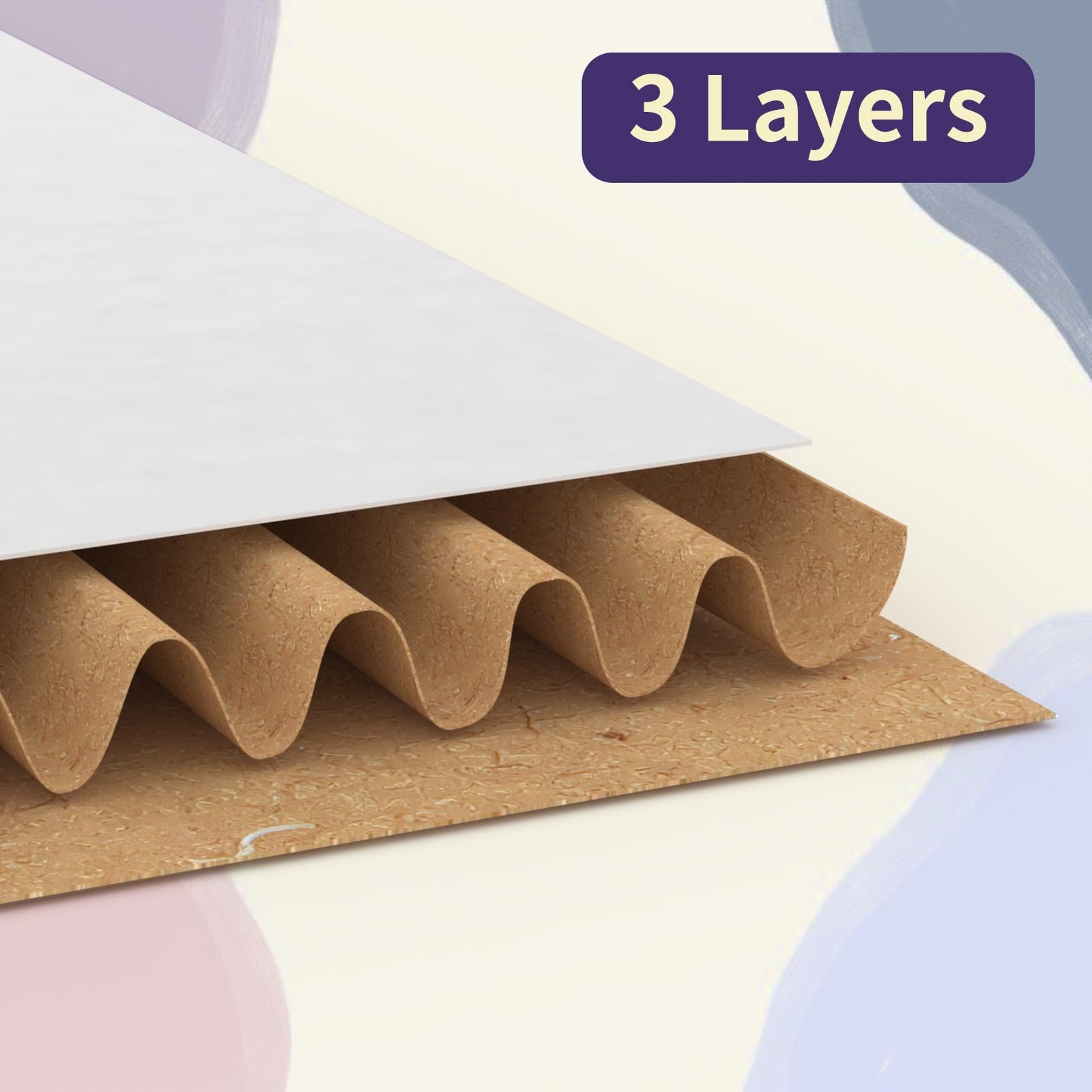 30 PCS Cardboard Drawer Organizers Set 4 Sizes Desk Storage Box Craft Makeup