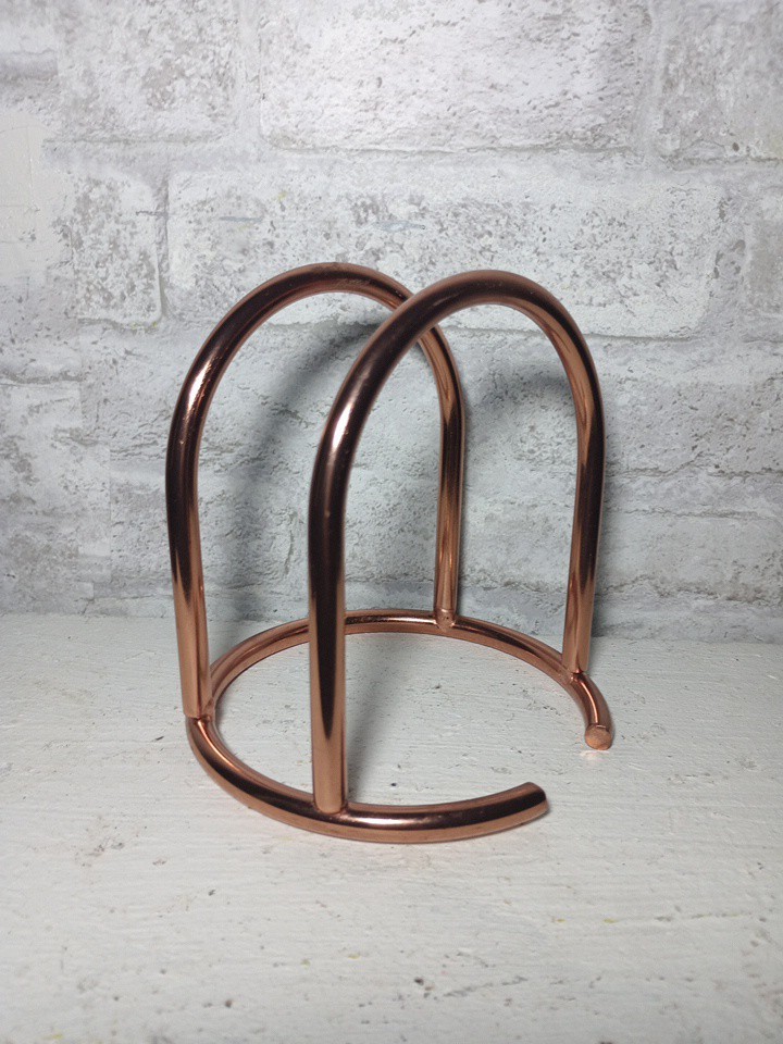 Brushed Nickel Napkin/Letter Holder-Heavy