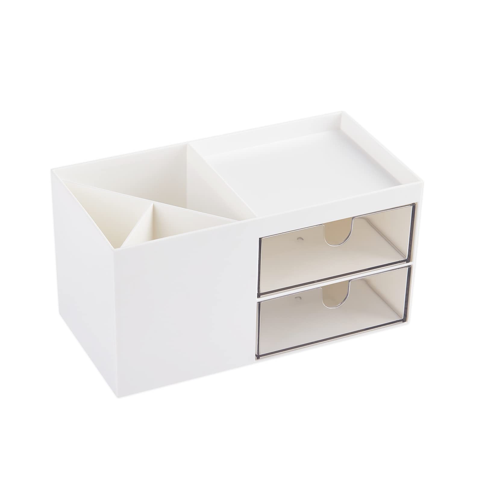LETURE Office Desk Organizer with drawer, Supplies and White
