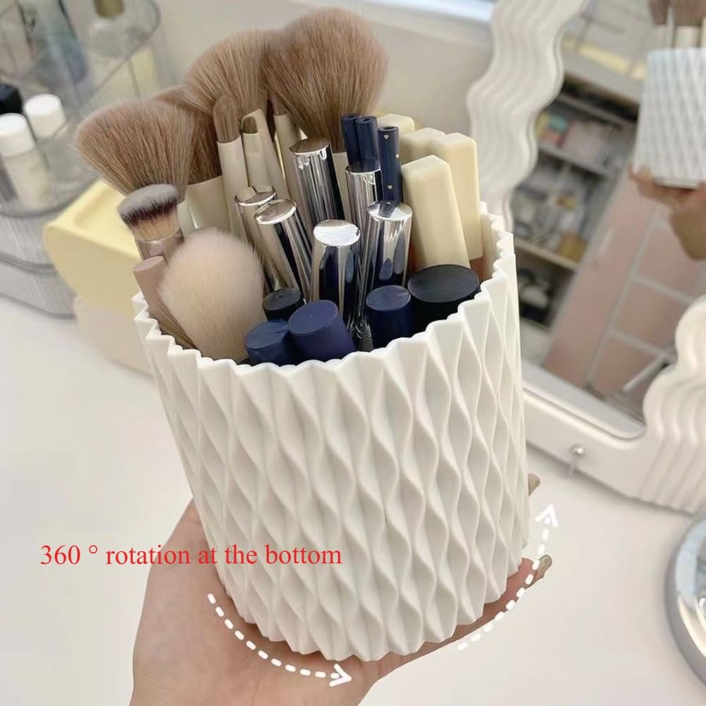 360 ° rotating pen holder, makeup brush holder, pen holder holder, 5 slots de…