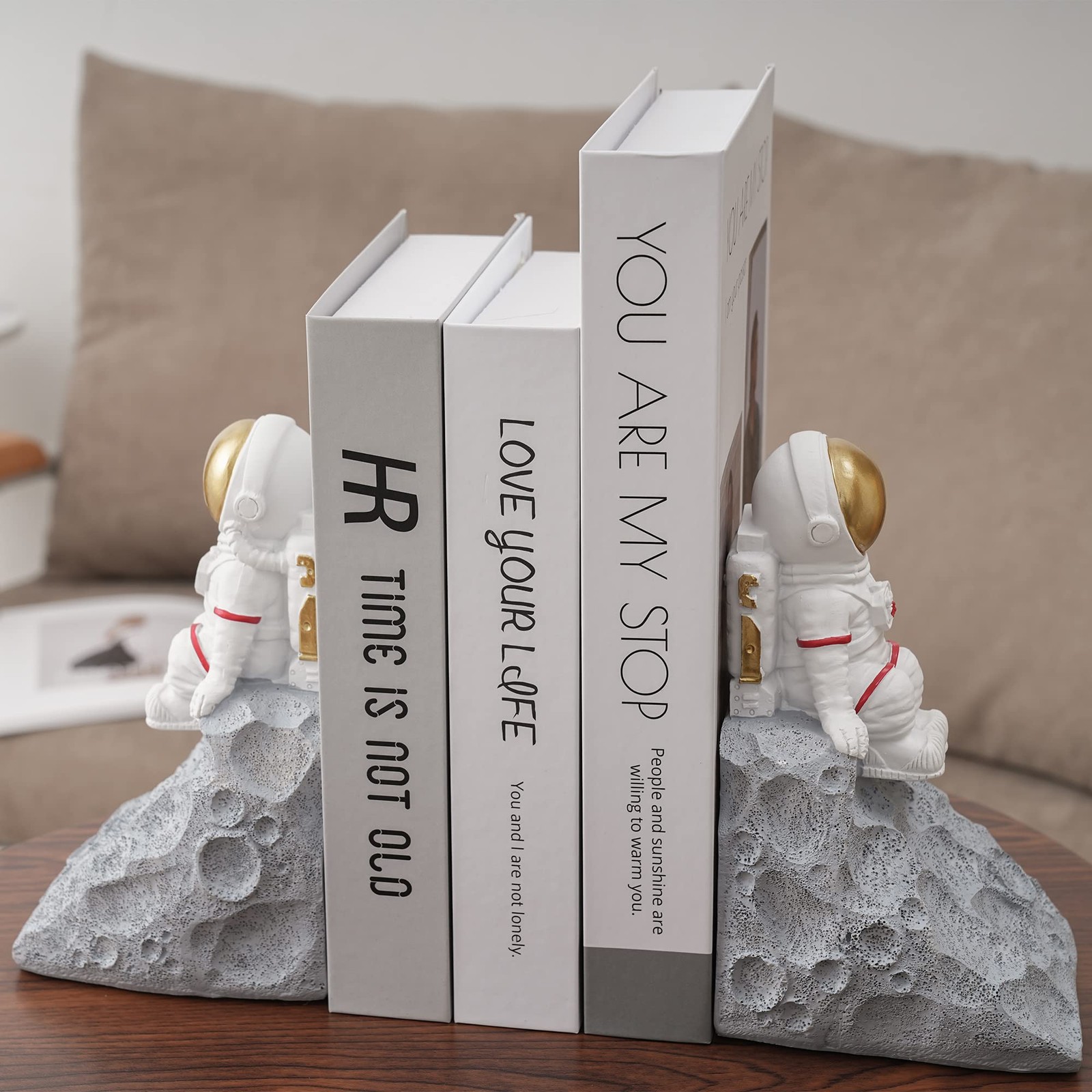 Astronaut Book Ends to Hold Books, Astronaut Decor, Space Themed Bedroom, Des…