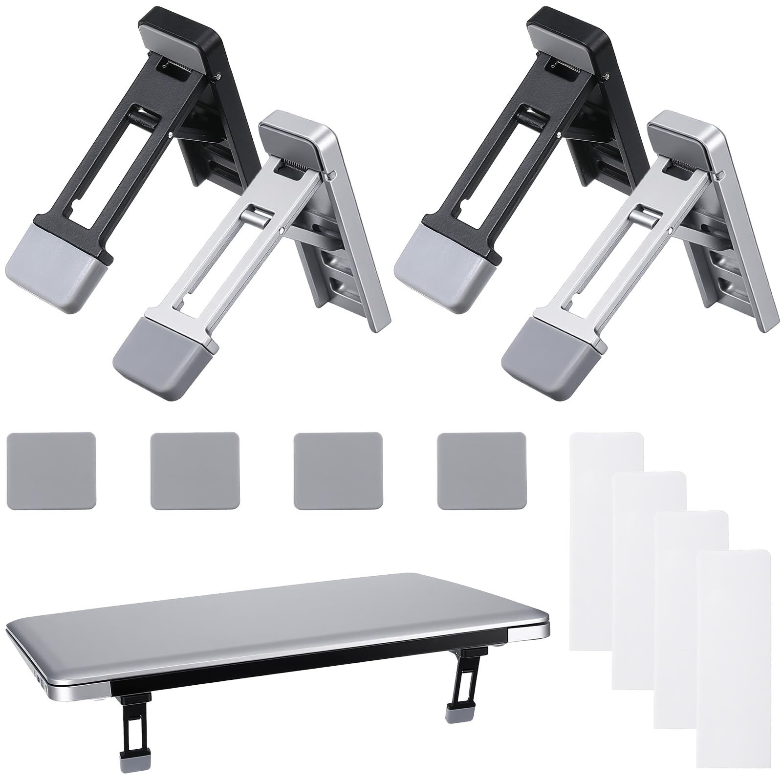 4 Pcs Portable Laptop Stand for Desk Foldable Keyboard Riser Ergonomic…