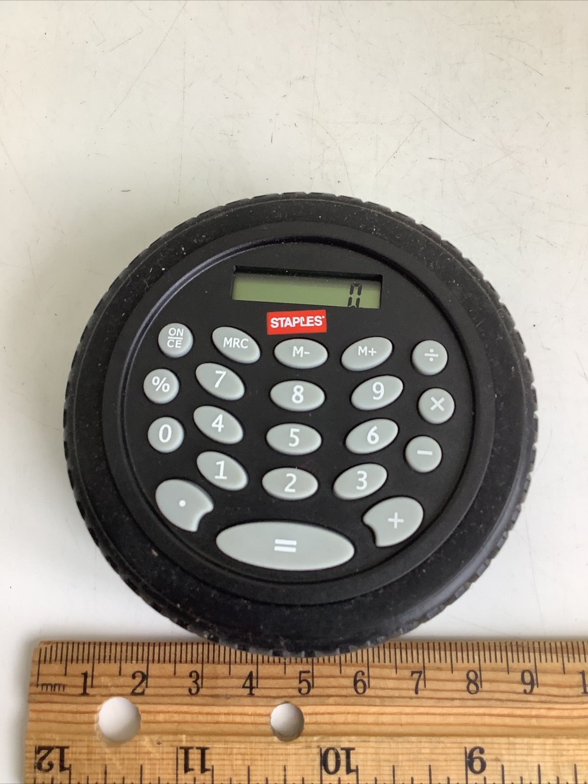 Staples Tire Calculator Office Travel Desk Great Advertising Piece Office Max 3”