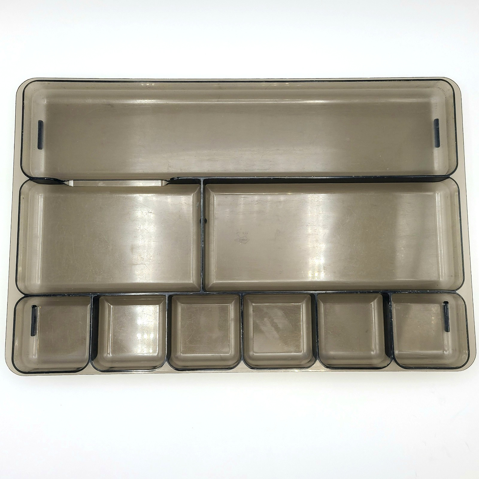 Vintage Rogers Desk Drawer Organizer Tray 14 x 19 in Hard Plastic No 517 USA