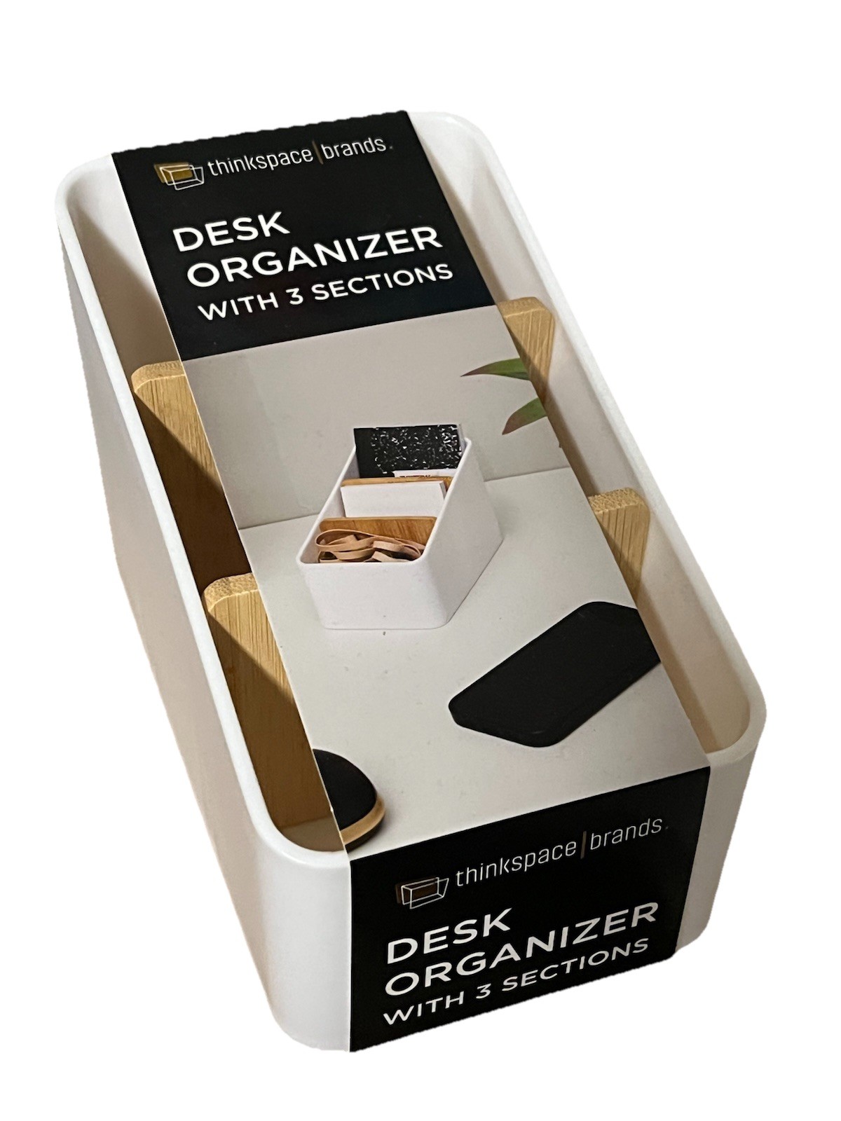 Thinkspace Brands Desk Organizer with 3 Sections