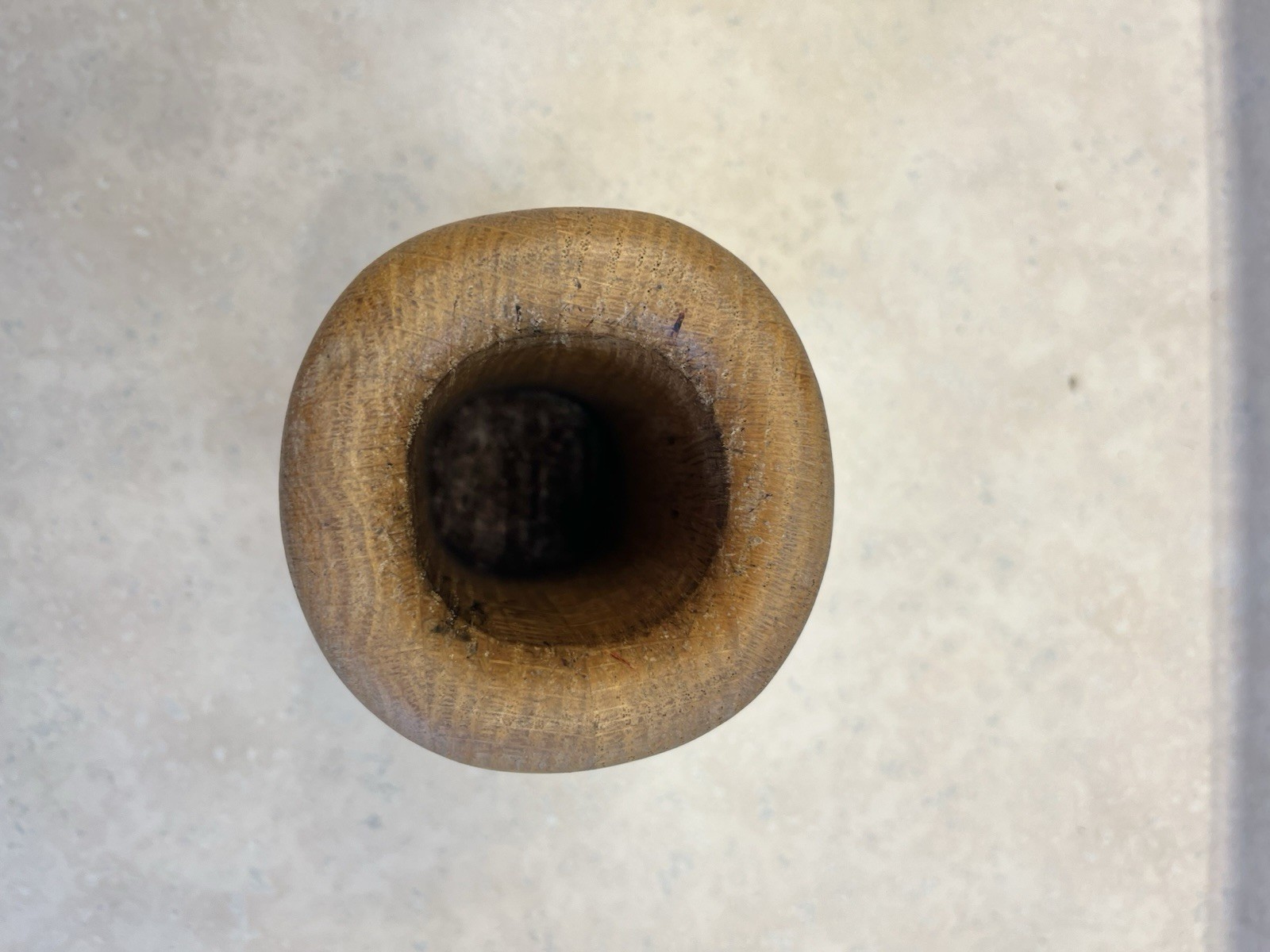 Vintage 1980s – Eldon Woodline Oak Pen Pencil Holder – 4.5″ x 3″