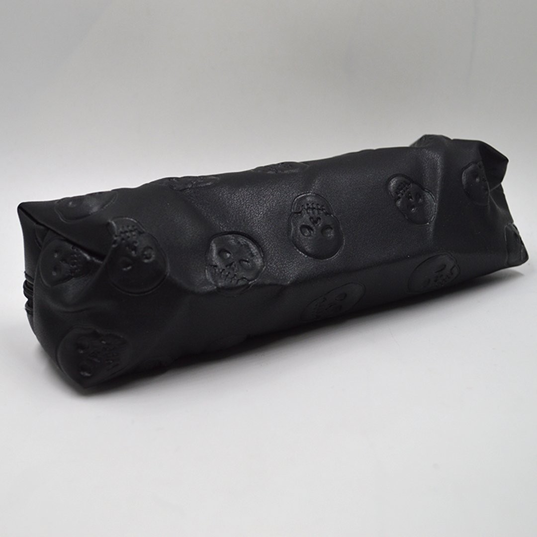 Fashion Glossy Hologram Laser Cosmetics Storage Bag Emboss Skull Pencil Case …
