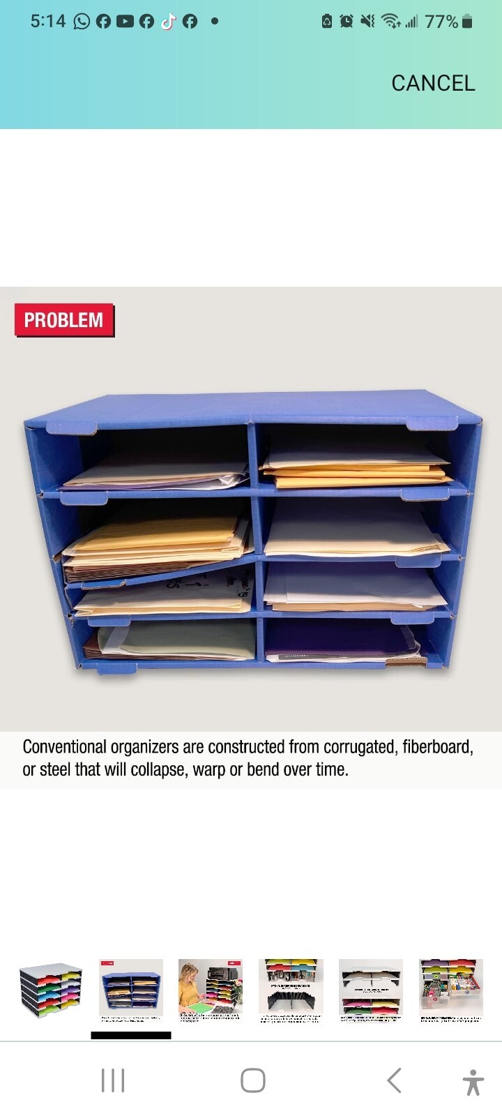 Ultimate Office TierDrop Literature Organizer/Forms Mailroom Classroom…