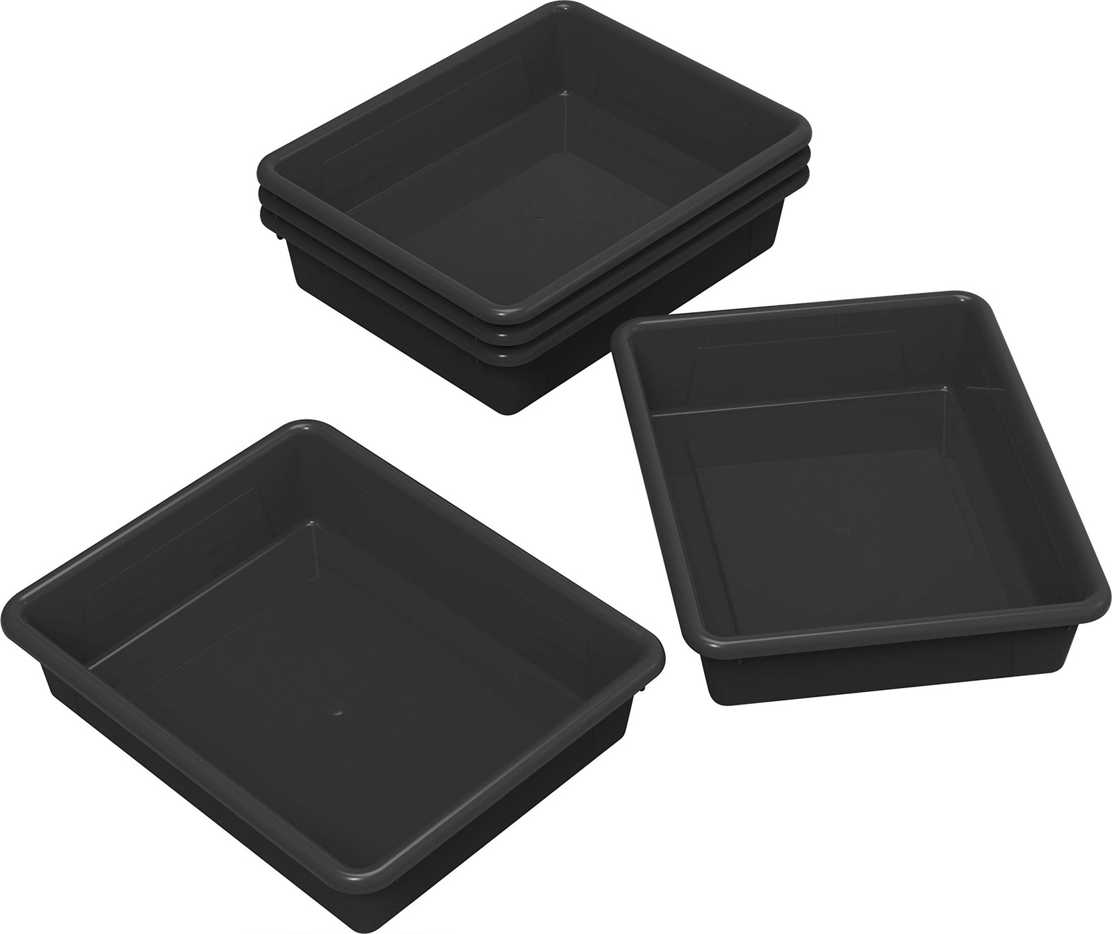 Storex Letter Size Flat Storage Tray – Organizer Bin for Classroom, Office an…
