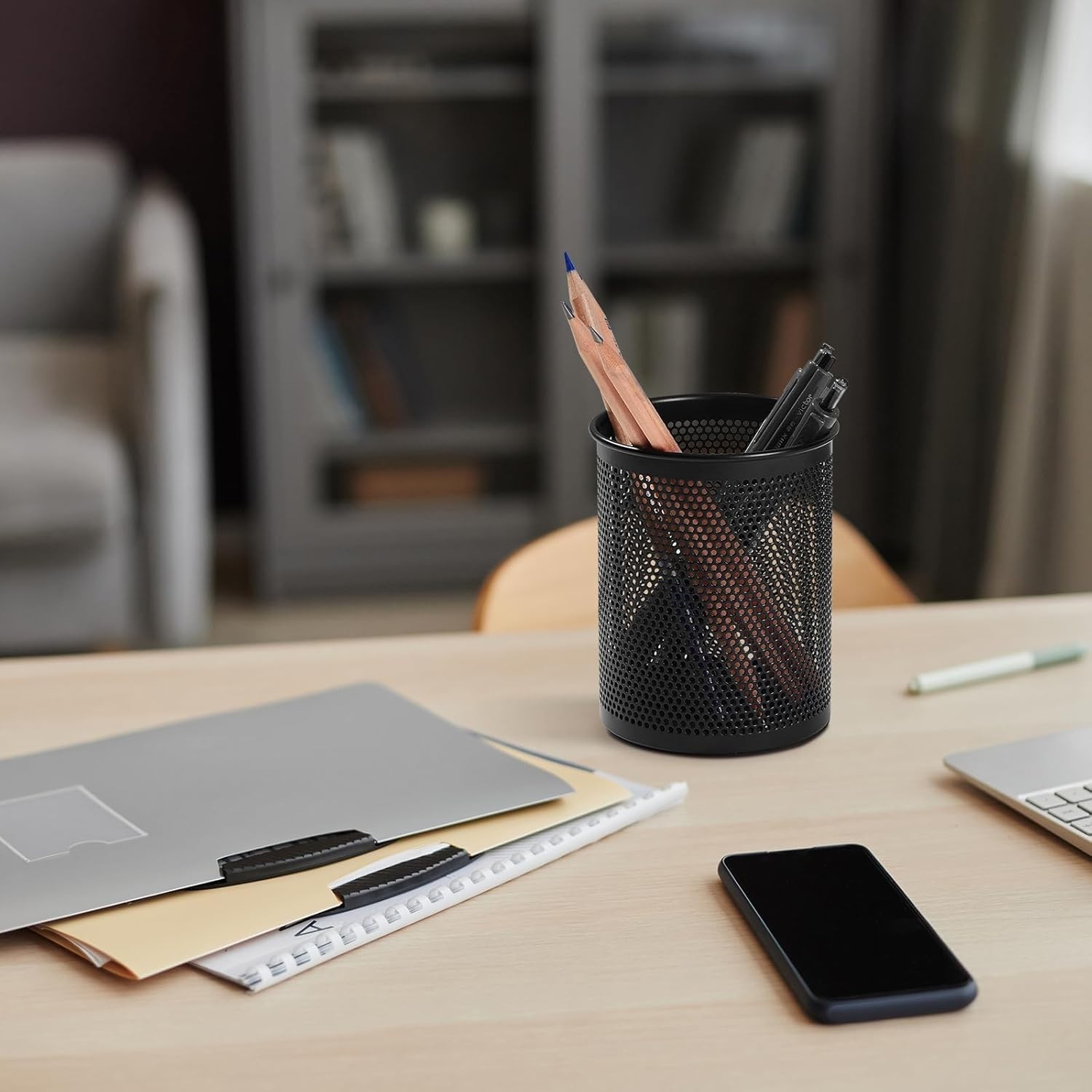 Durable Pen Holder with Non-Slip Base | Perfect for Home and Office, 1 Pack