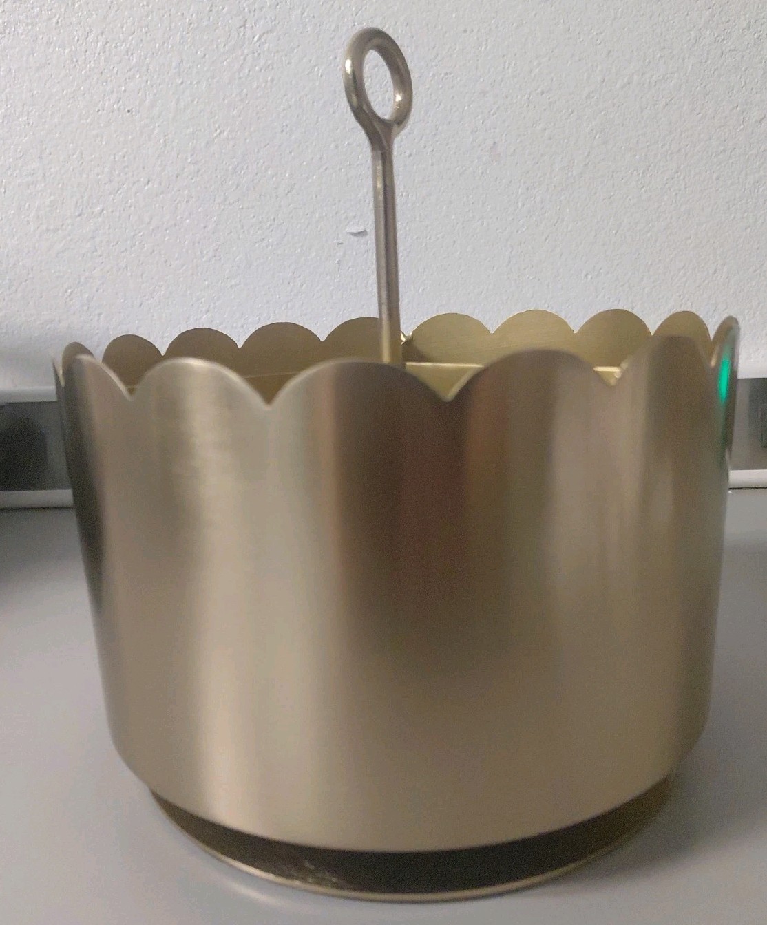 Gold Scallop Desktop Organizer