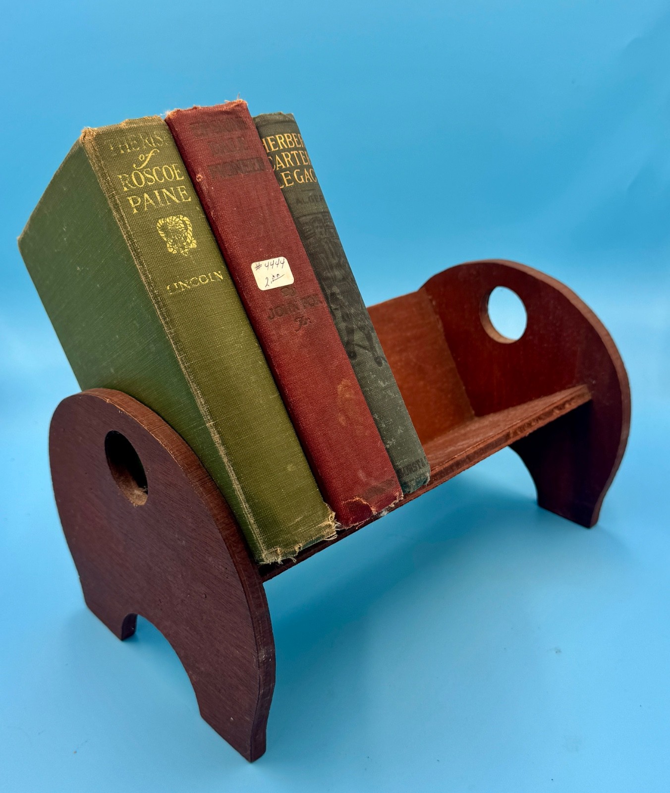 Vintage Desk Book Stand Handmade 12 Inches wide 6.5 Inches Tall 4 inches Deep