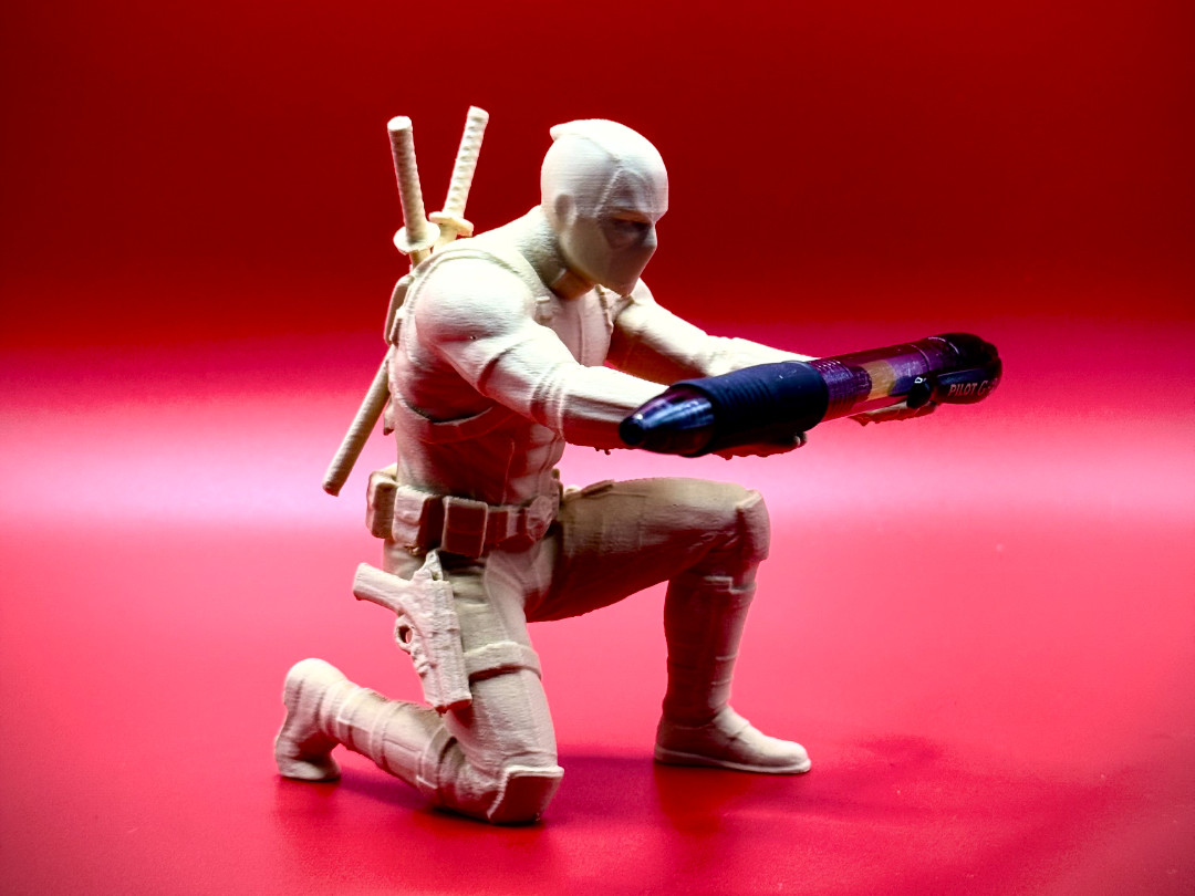 Deadpool Custom Pen Holder 3D Printed Desk Decor