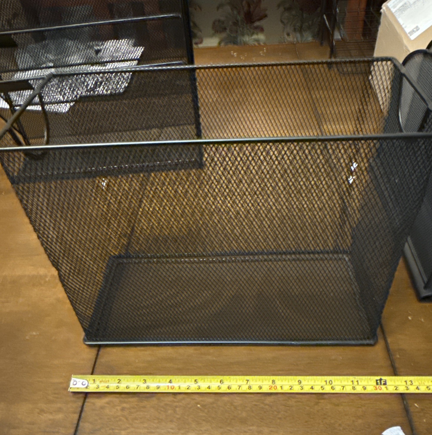 Black Mesh Desk Organizer And Wall Set, Safco