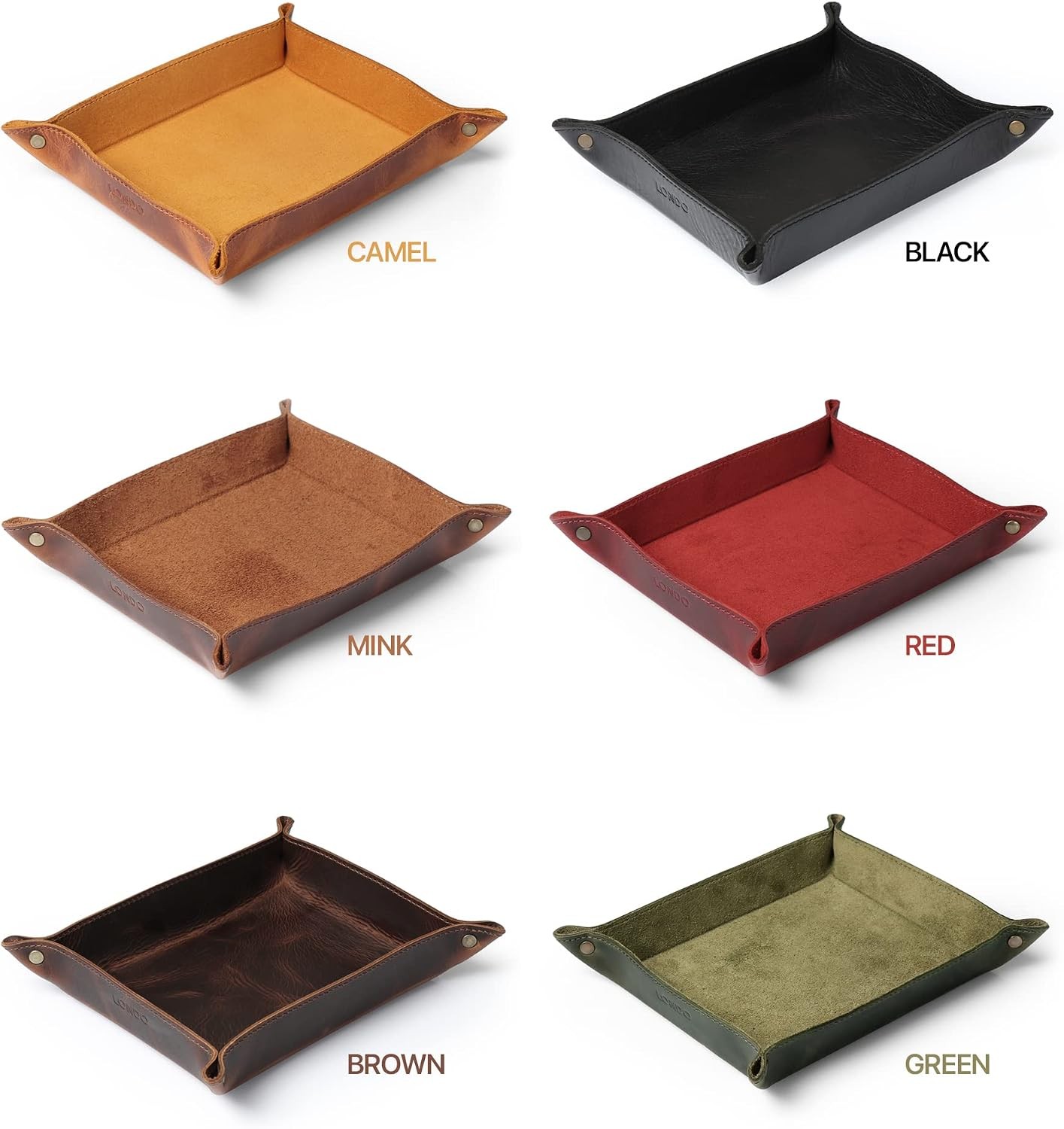 Genuine Leather Tray Organizer Practical Lightweight Water Resistant Computer