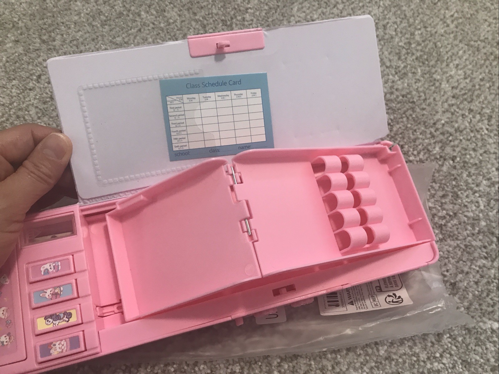 Pop up Multifunction Pencil Case for Kids, kawaii Pen Box Bag Pencil Holder f…