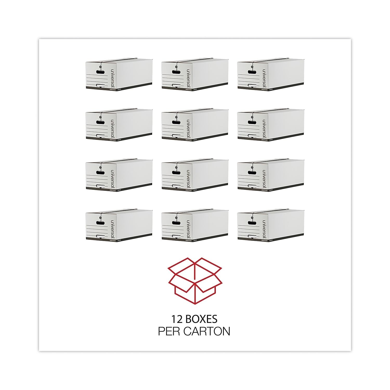 Universal – UNV75131 – String/Button Storage Box White