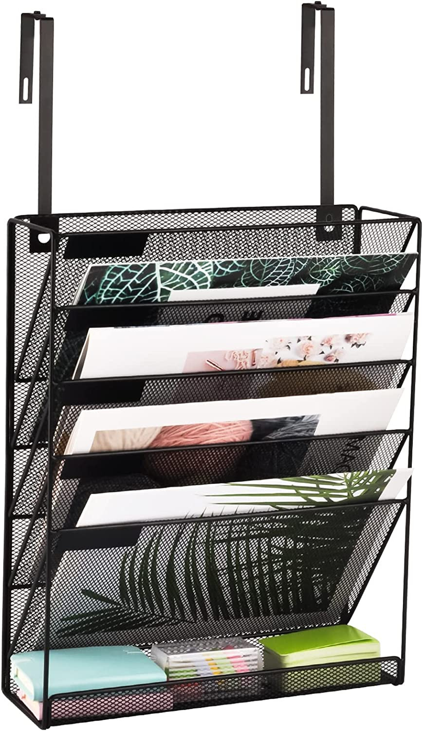 Hanging Organizer Cubicle File Holder – Wall Mount Storage, Office Cubical Acces