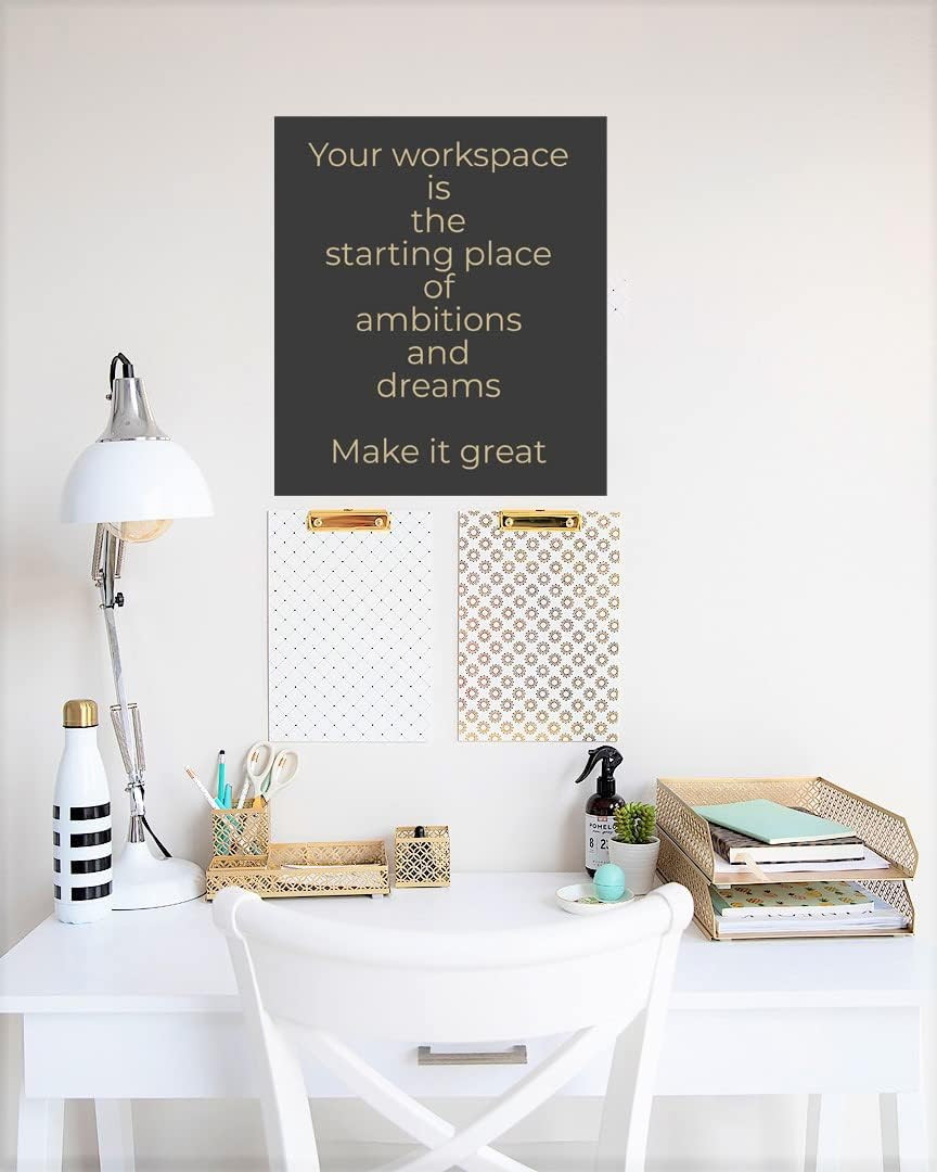 | Aqua Desk Organizer Set for Women 6 Piece | Mail Sorter Organizer Countertop w