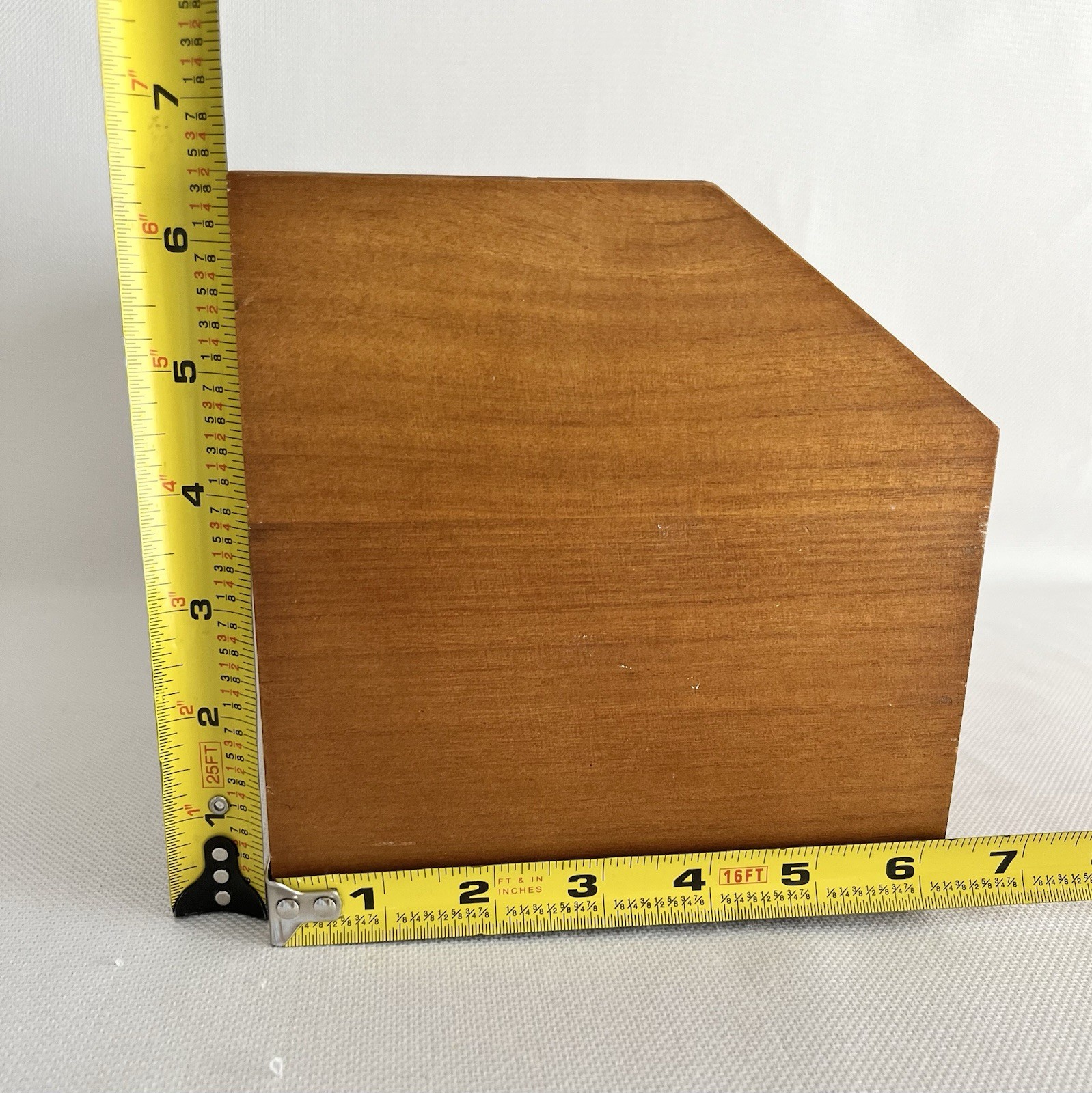 Vtg 31 Day Wooden Desktop Bill/Mail Organizer w/ 31 Slots and Large Drawer READ