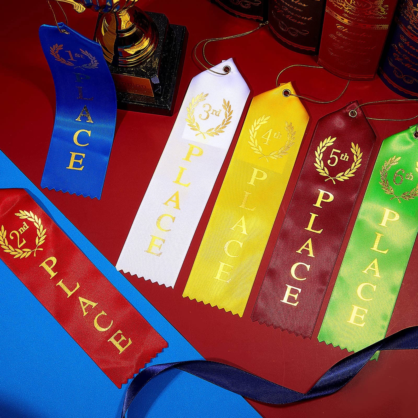 Kenning 90 Pcs Swimming Gymnastics Track Award Ribbon Ribbons 1st to…