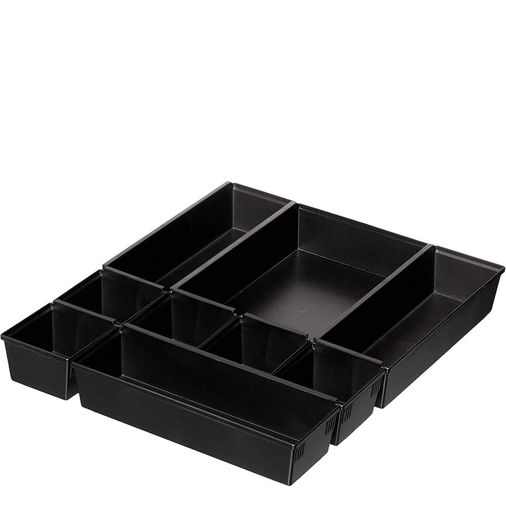 Dial Industries Interlocking Drawer Organizer Set 10 Durable Custom Trays