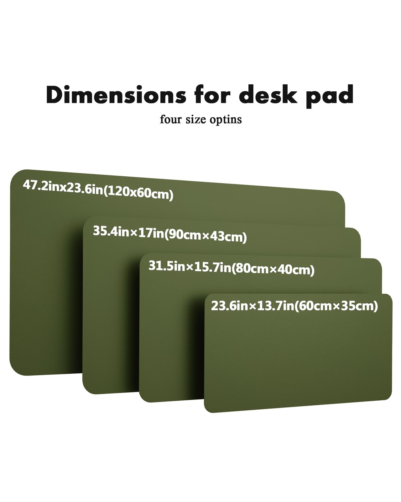 Ysagi Double-Sided Desk Pad 35.4X17Leather Desk Mat Eco Cork Desk Pad