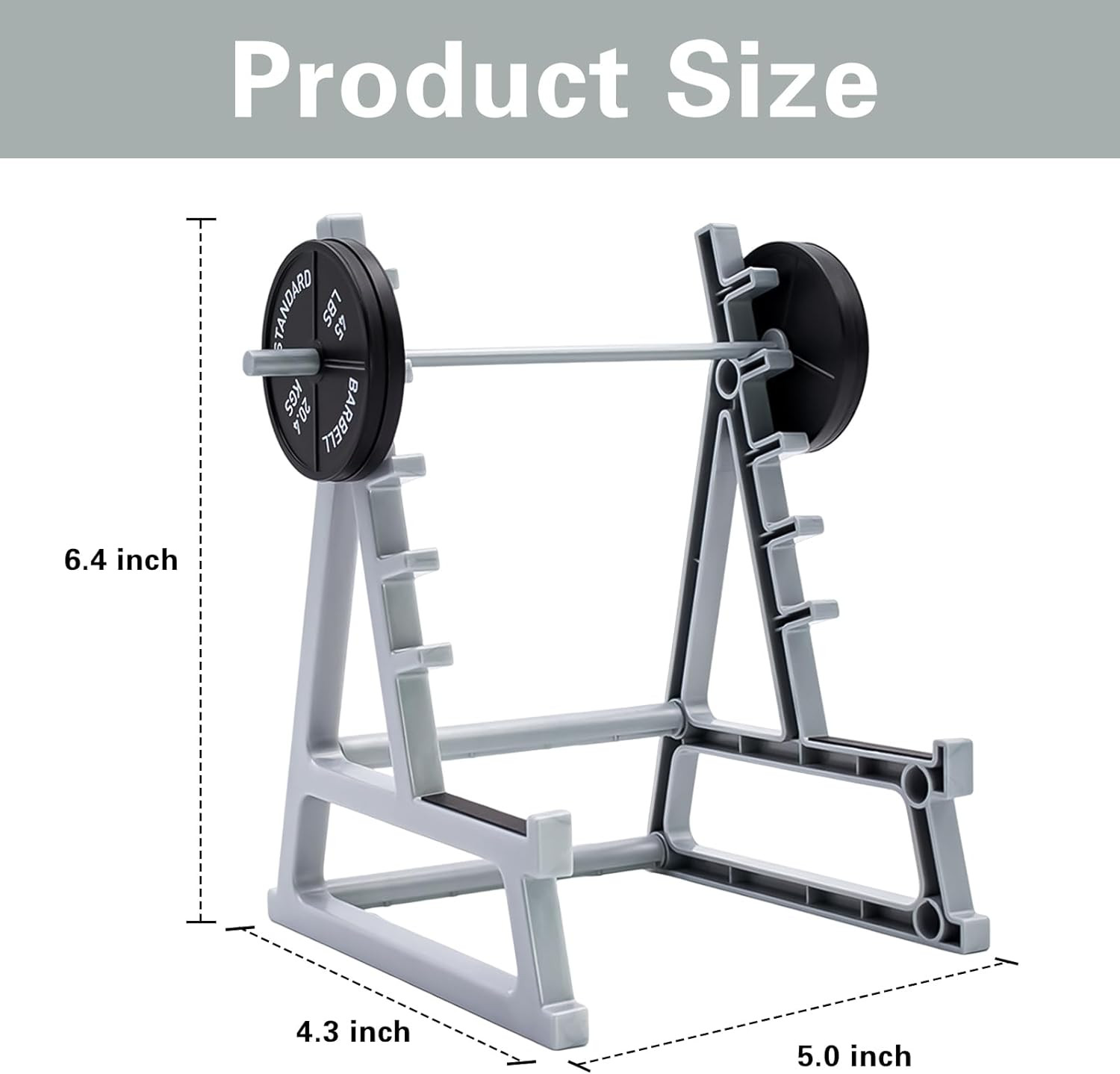 Squat Rack Pen Holder for Desk, Barbell Rack Pen Holder, Gym-Themed Unique Shape