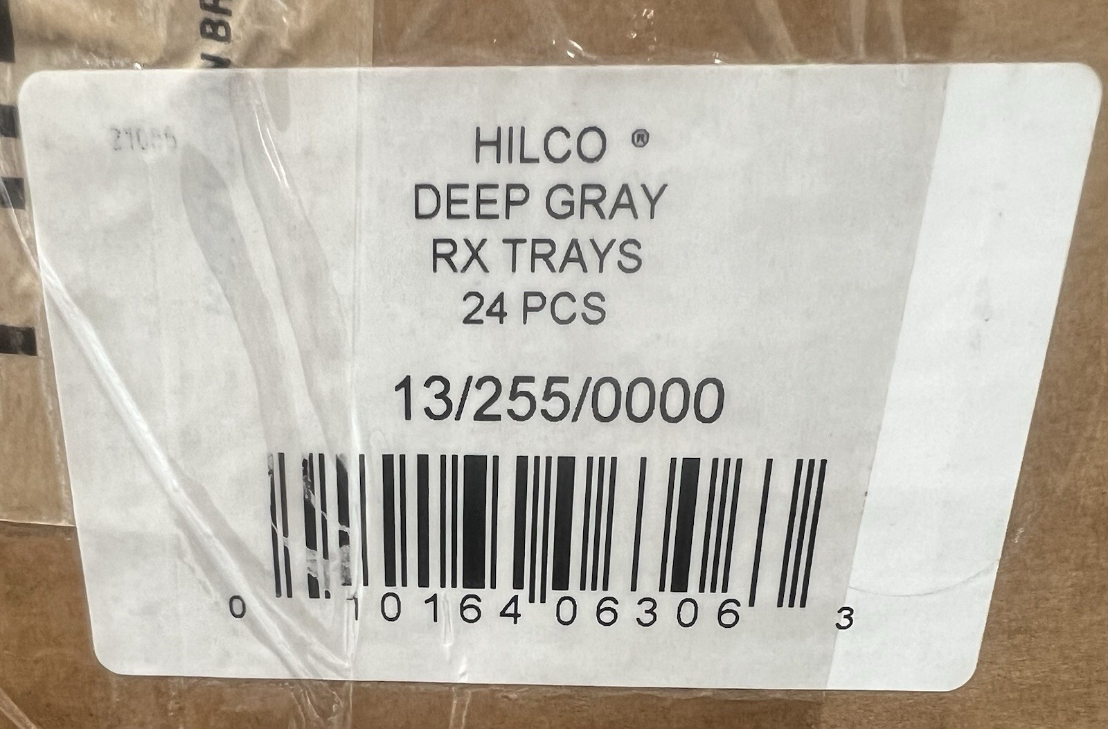 Hilco Deep Gray RX Trays Stackable Job Storage Case Of 24 NEW 6x9x2