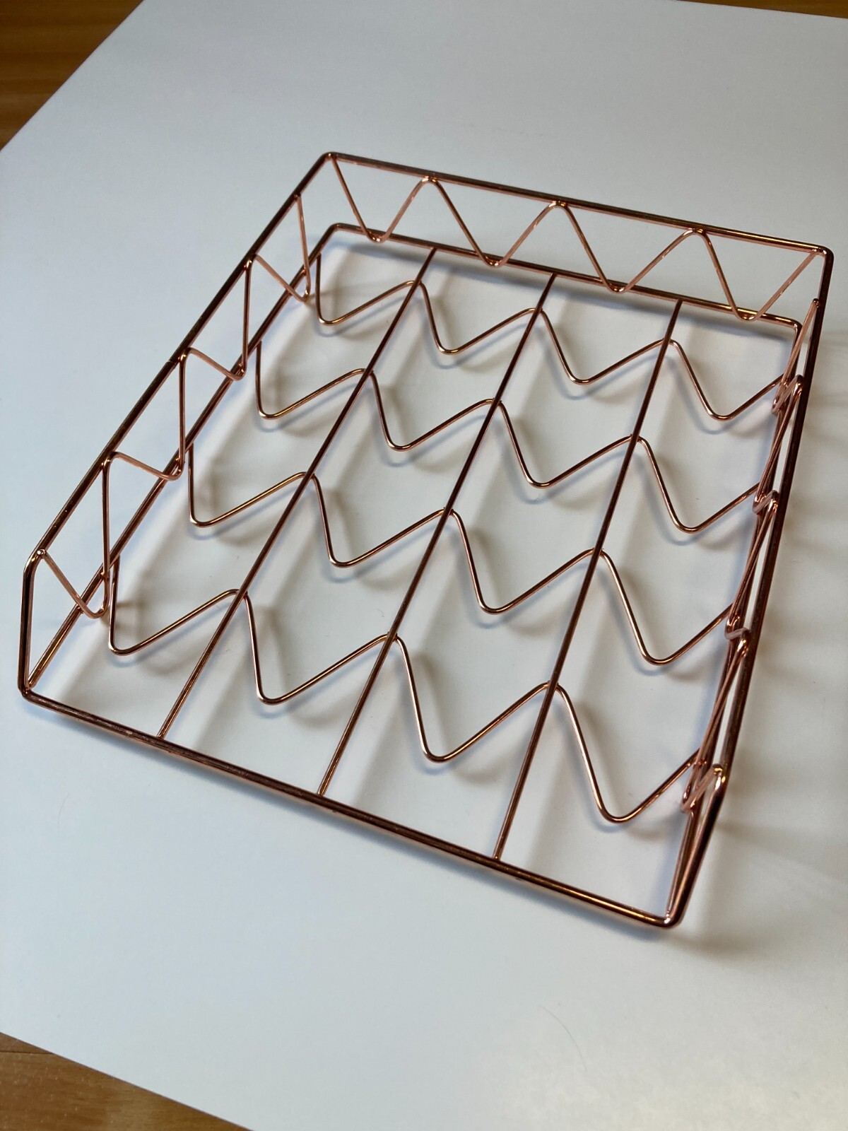 Rose Gold Desk Organizers Office Set Metal