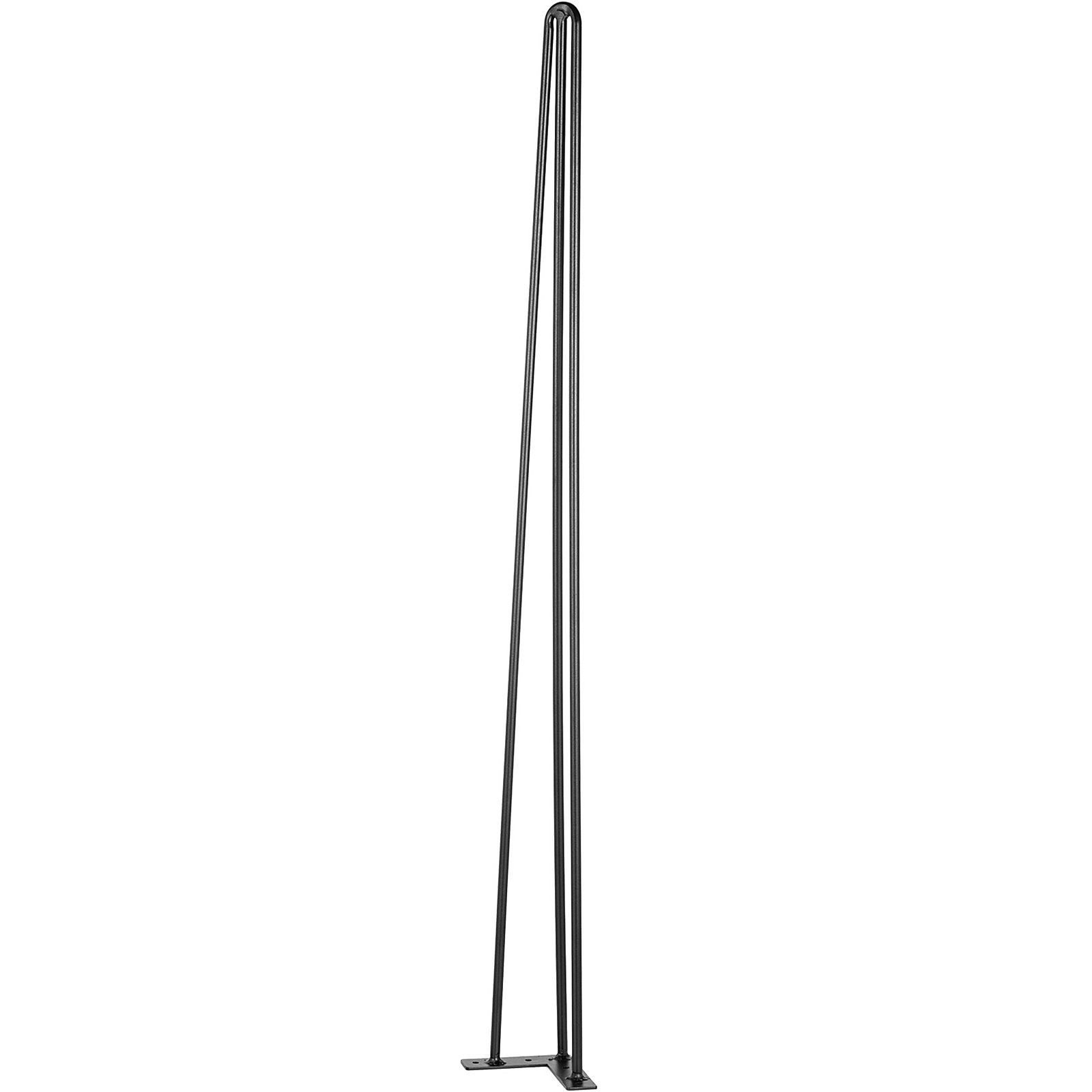 Hairpin Table Legs 36 in Black Set of 4 Desk Legs 220 lbs Load Capacity Each Leg