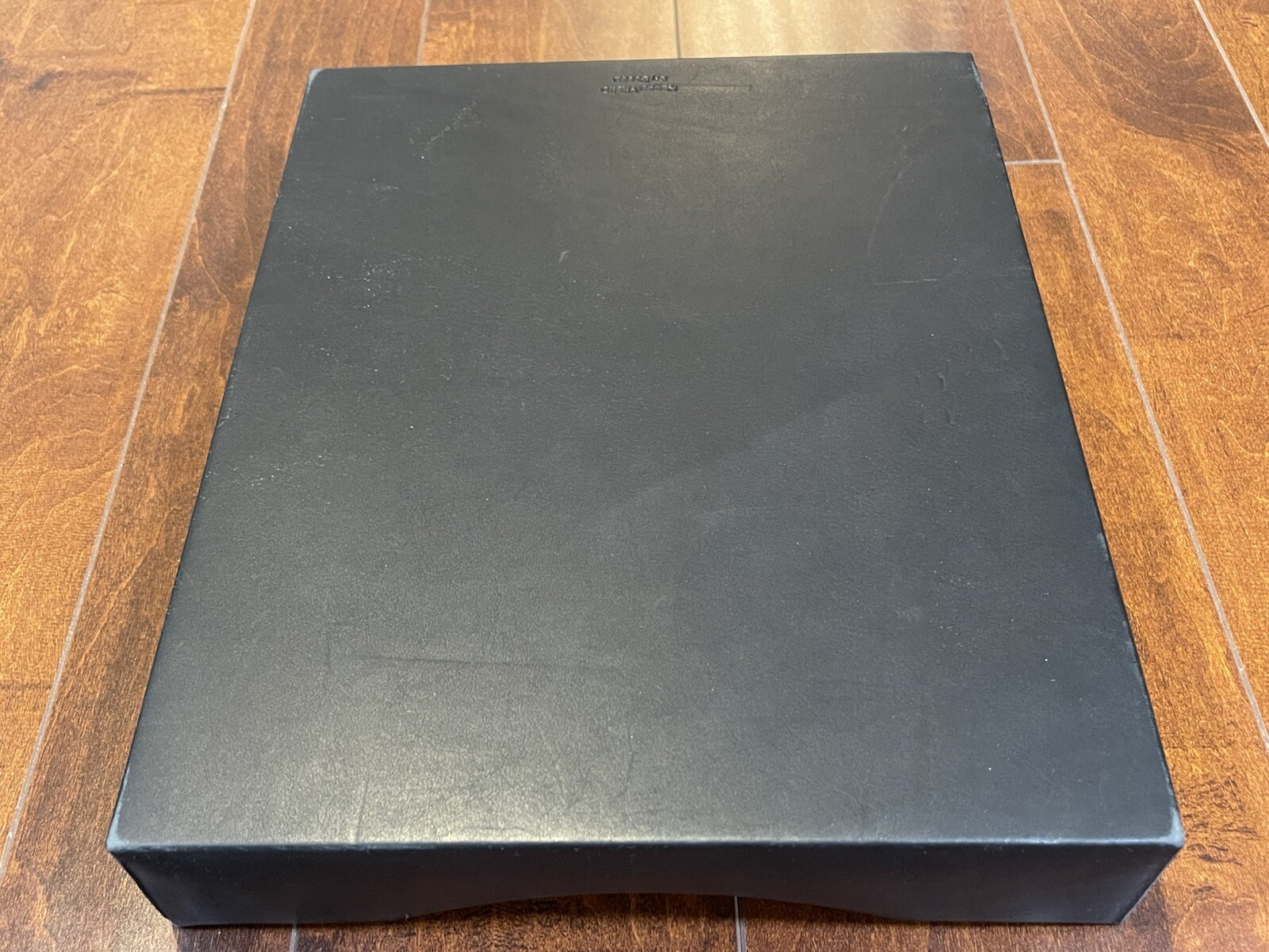 Leather Desktop Tray BOSCA Black Nappa Vitello 13″ x 10.5″ x 2″