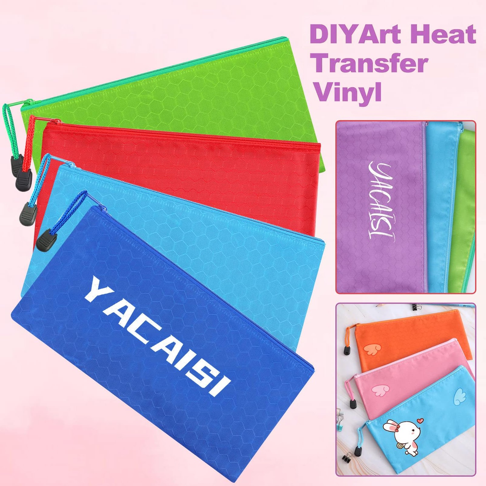 36 Pcs Pencil Pouch Bulk,Waterproof Zipper Pencil Pouches,Multicolor Zipper P…