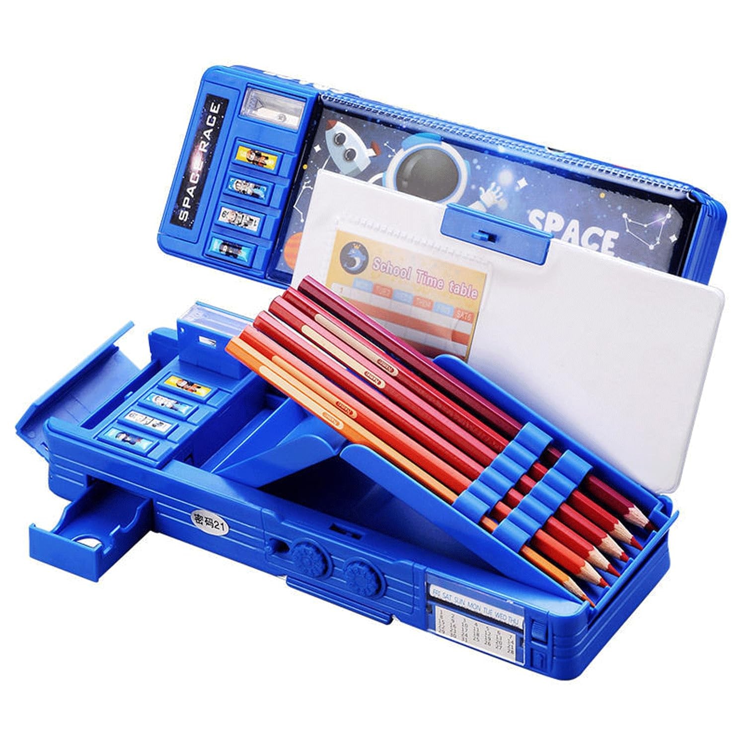 Pop up Multifunction Pencil Case for Kids Astronaut Spacesuit Pen Box Bag Pen…